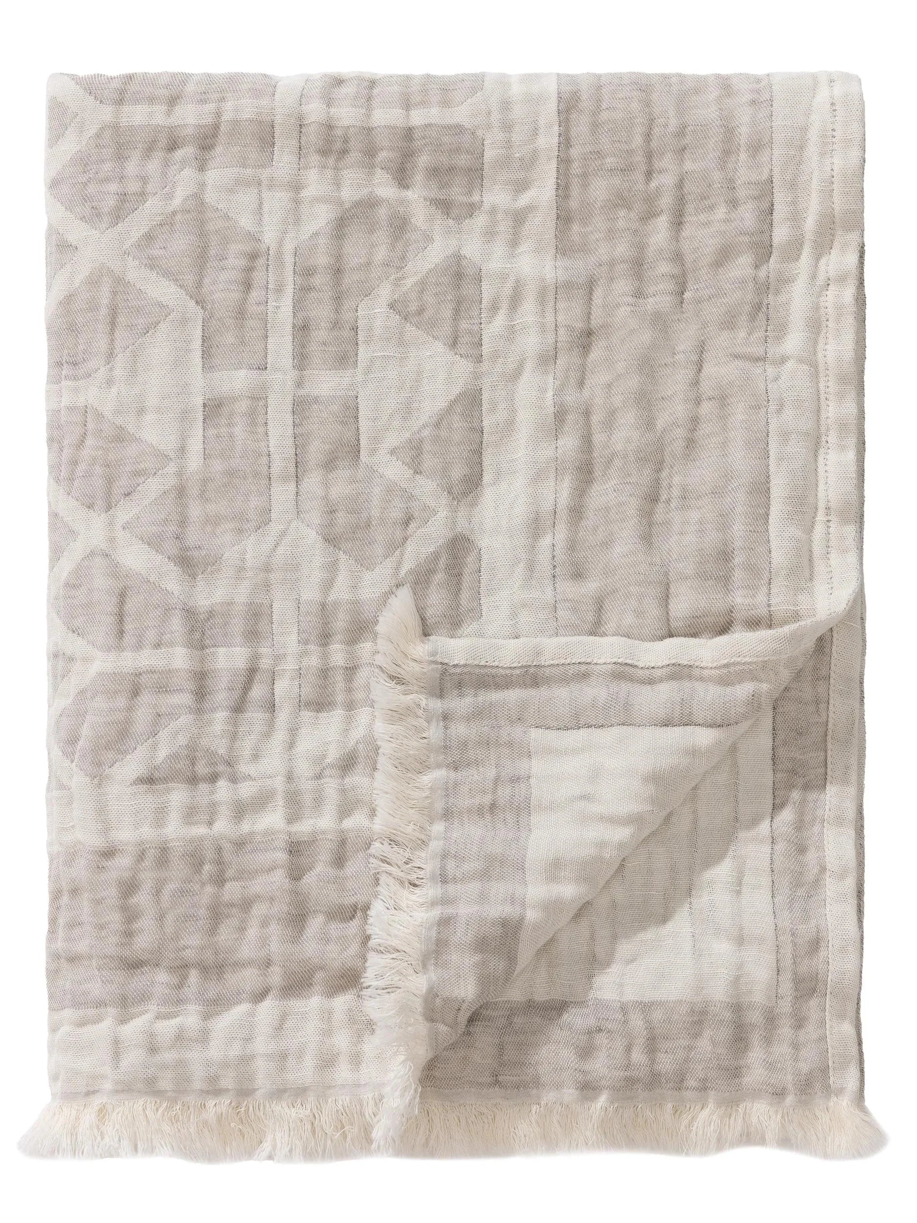 Linenmix Pătură Sabine Cream/Beige 
