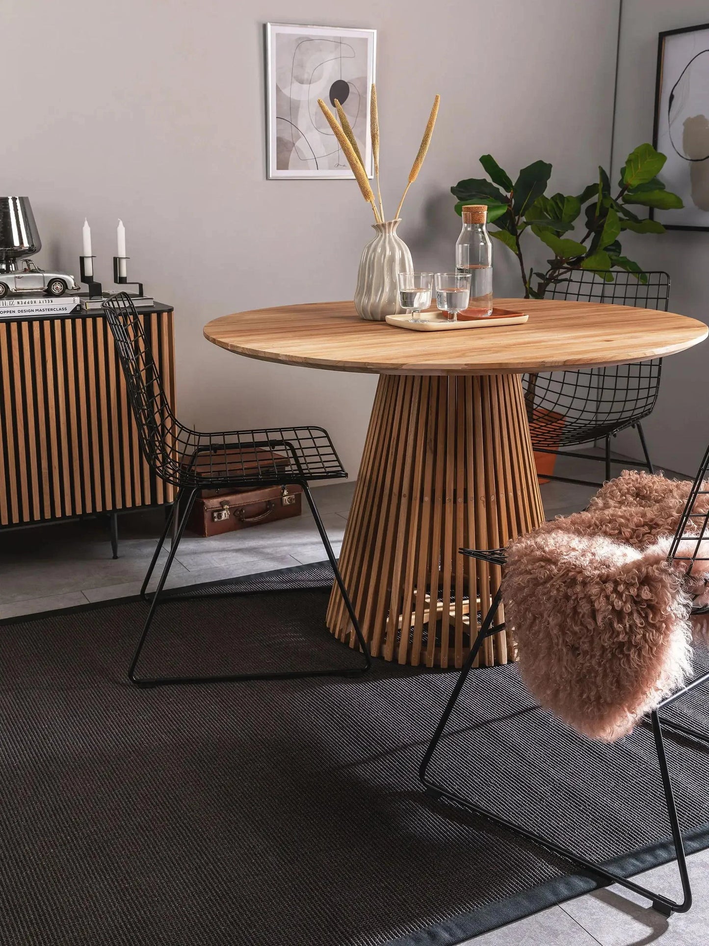 Covor din sisal Sana Black