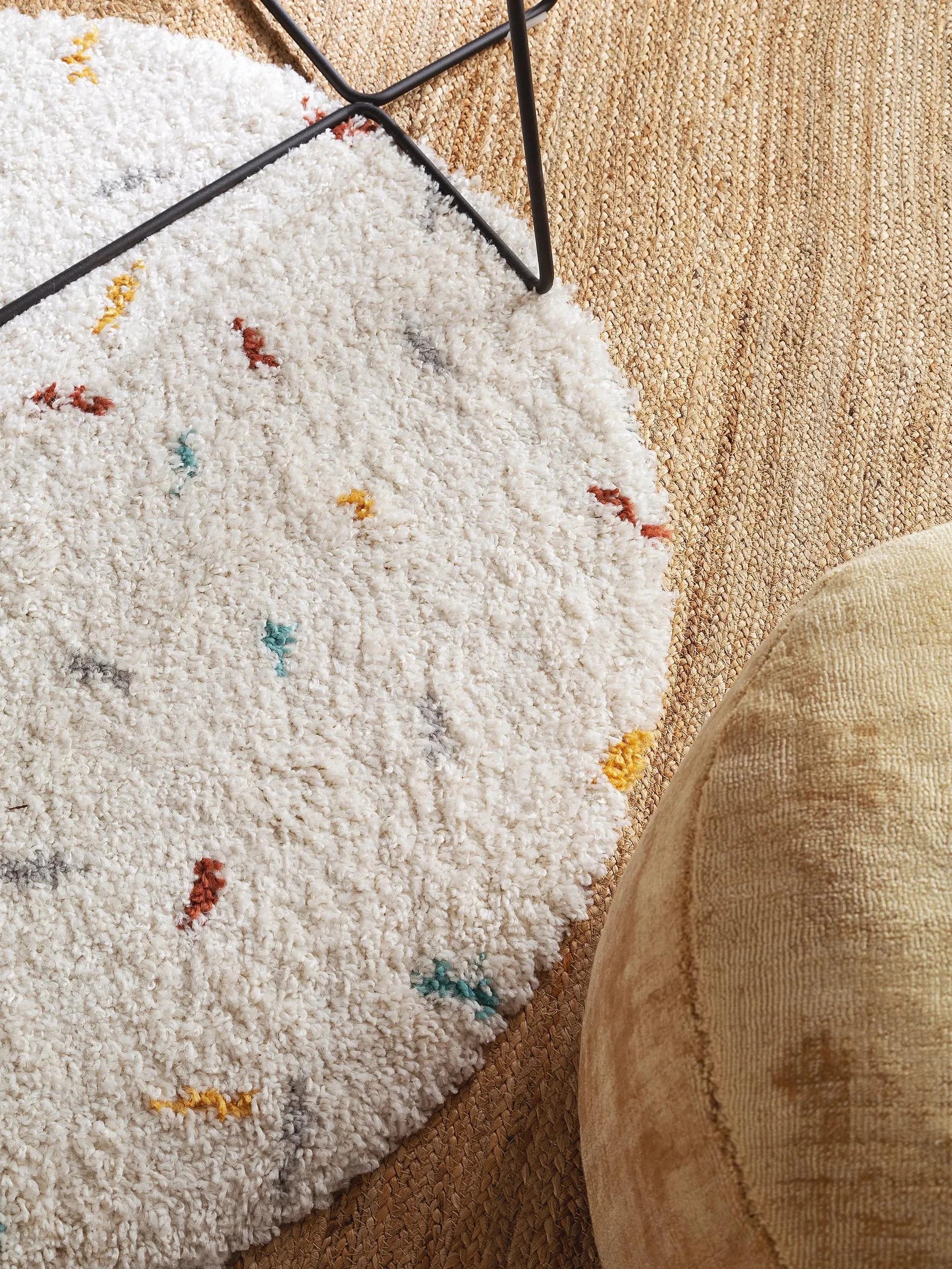 Covor Shaggy Selma Beige/Multicolour 