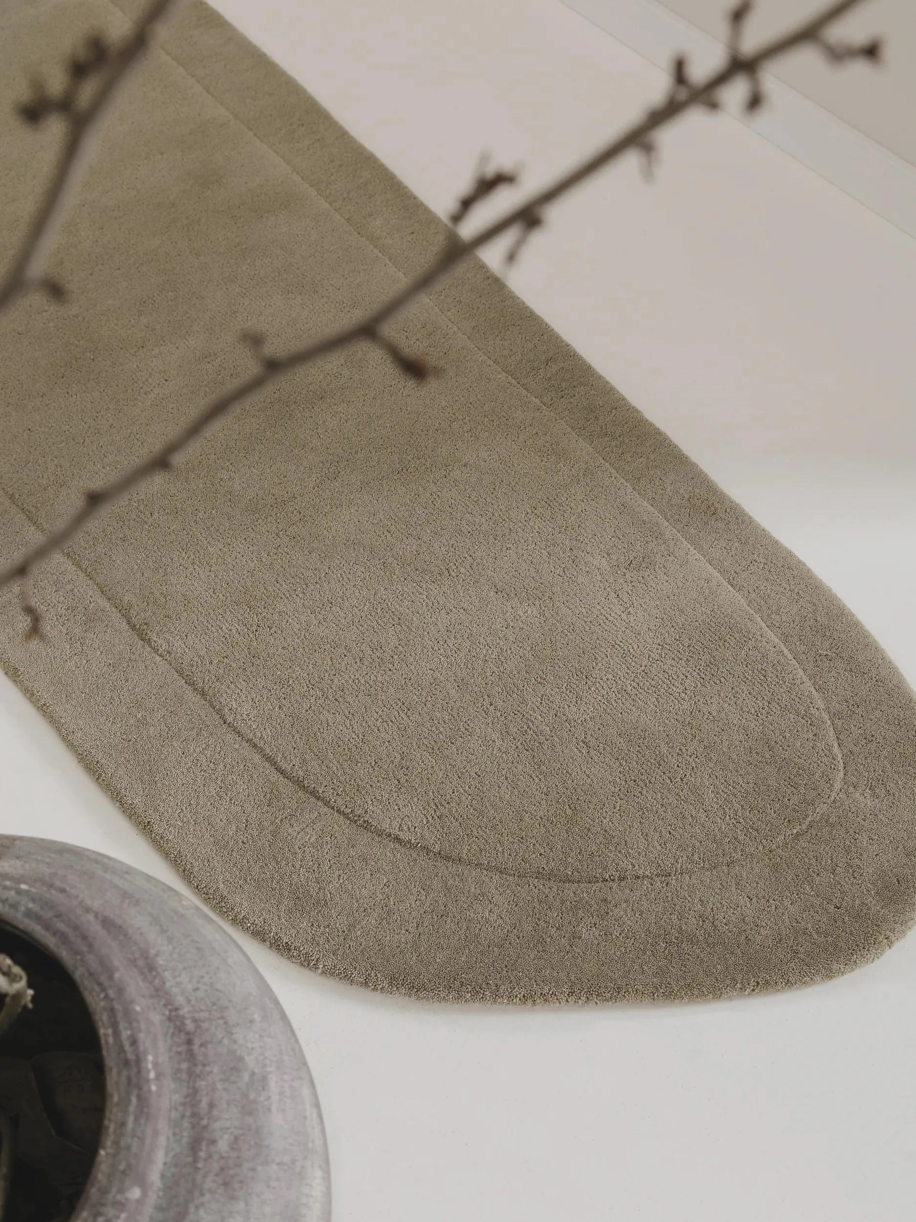 Covor de lână Shape Light Green 