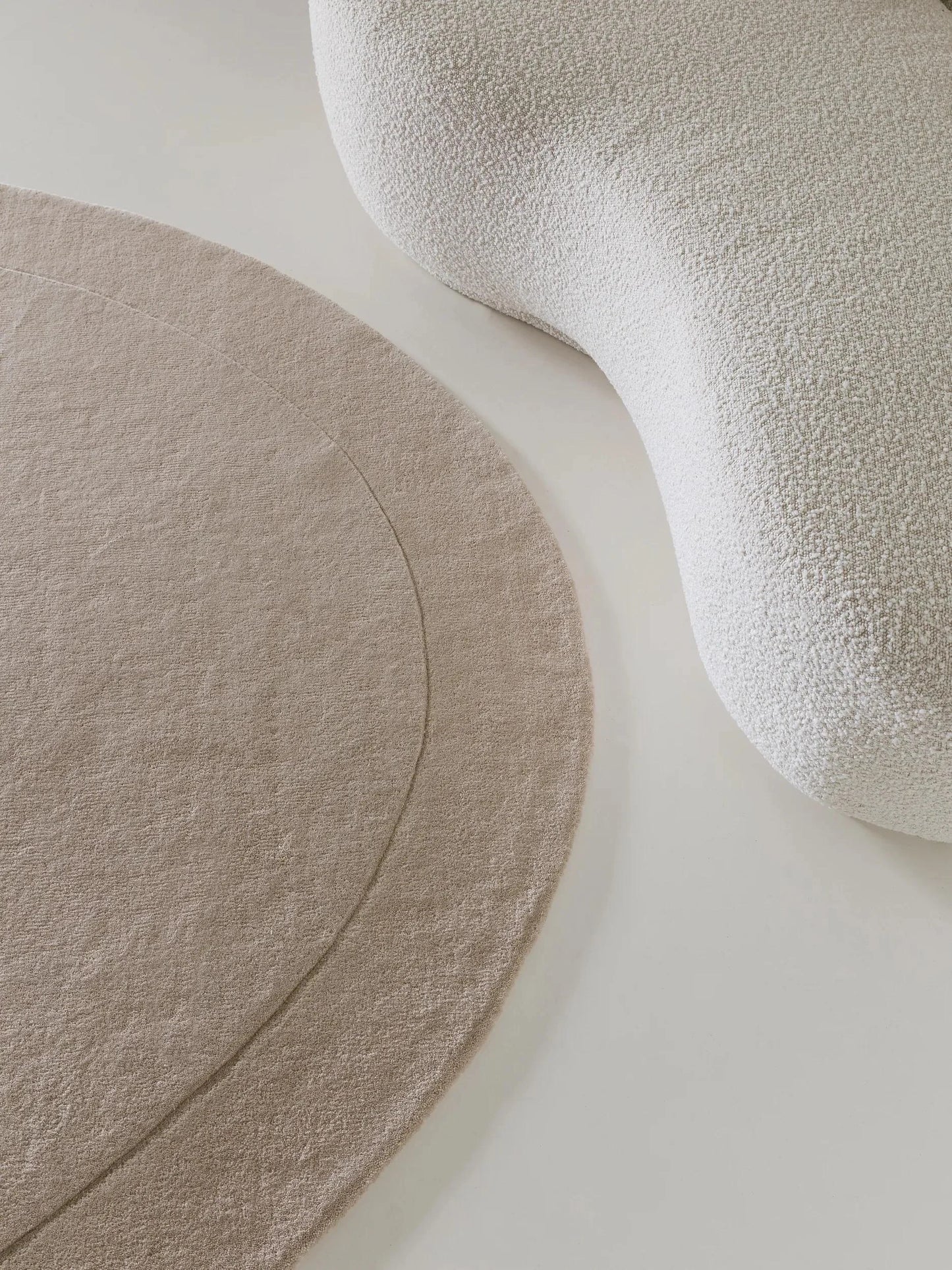 Covor de lână Shape Cream