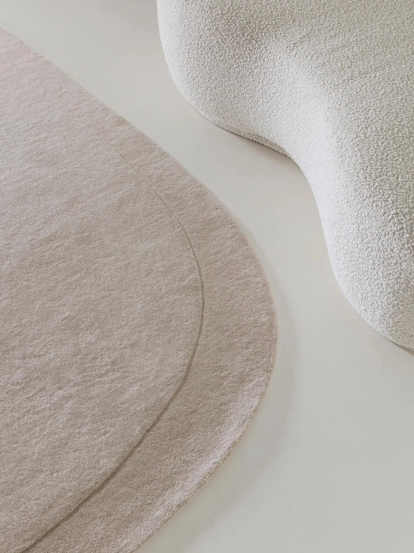Covor de lână Shape Cream