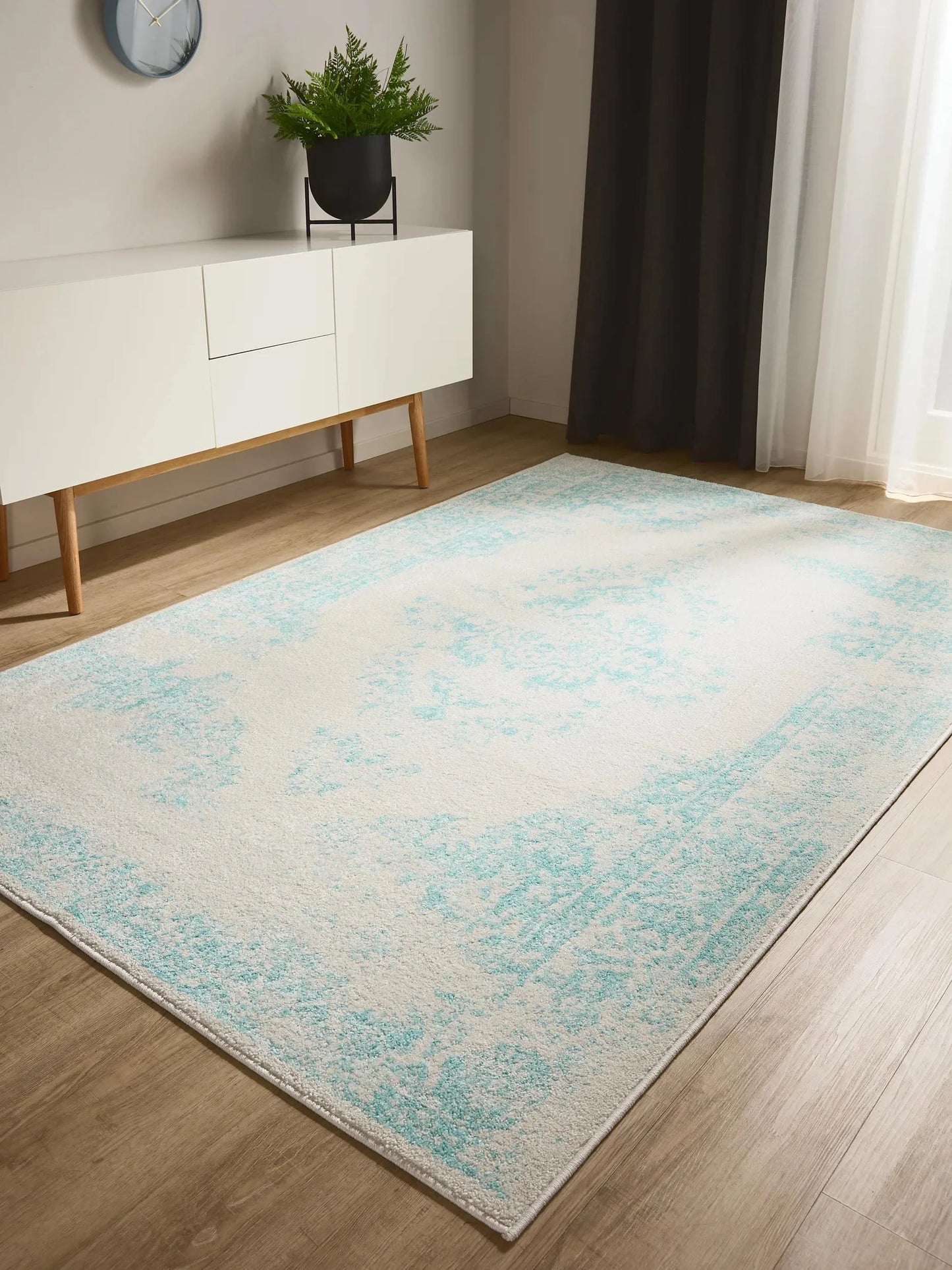Covor Sia Cream/Turquoise 