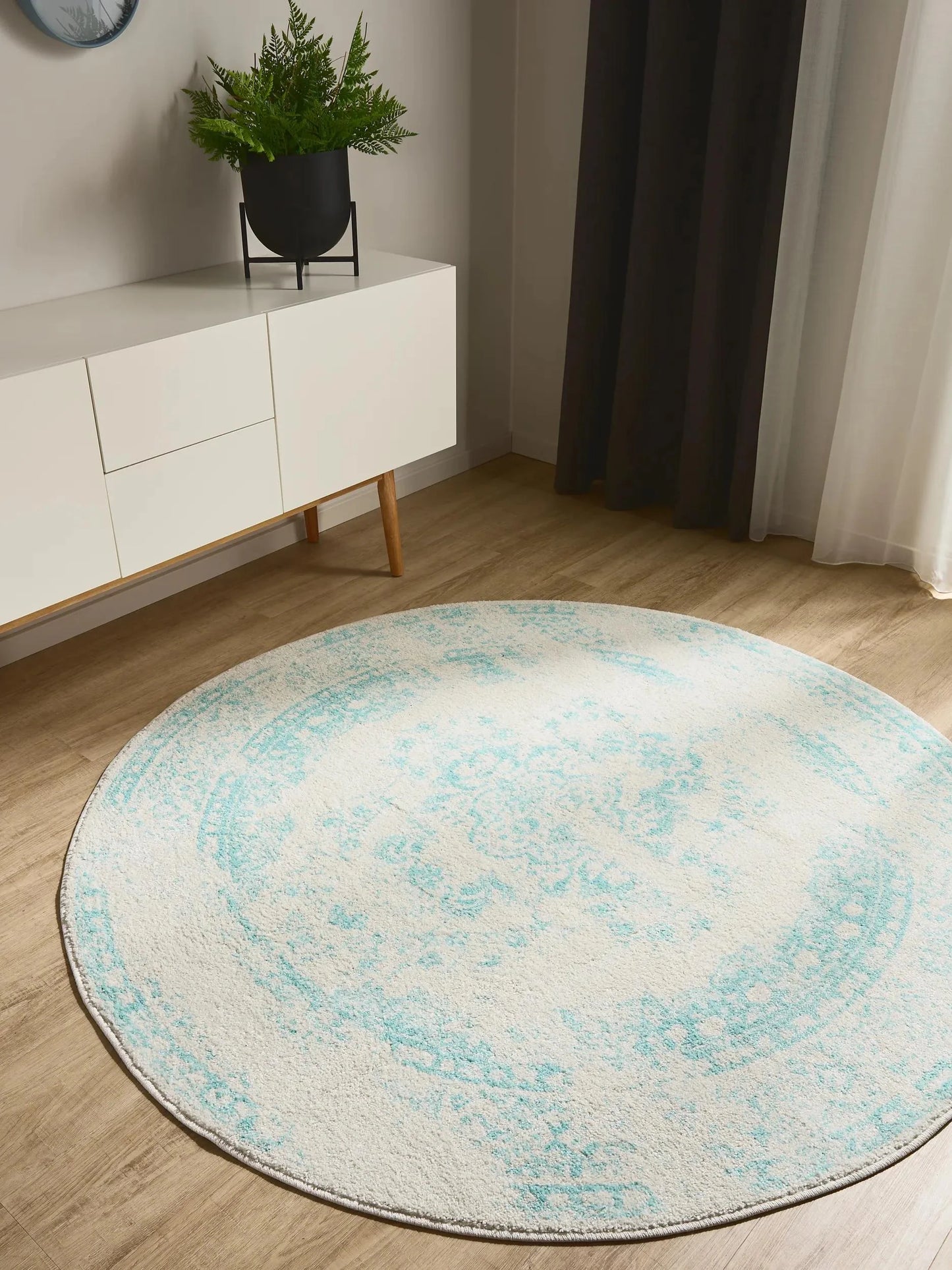 Covor Sia Cream/Turquoise 
