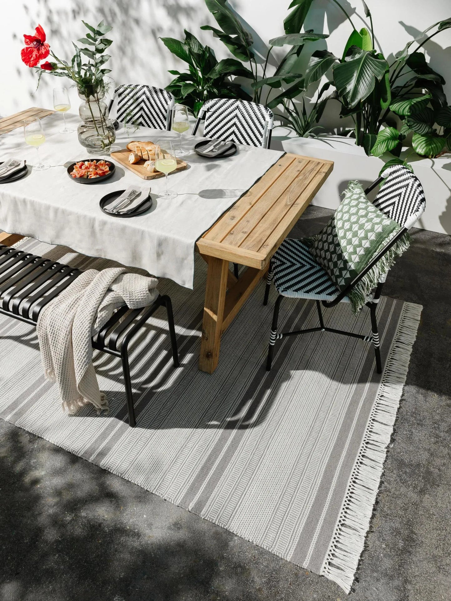 Covor interior/exterior Siena Grey 