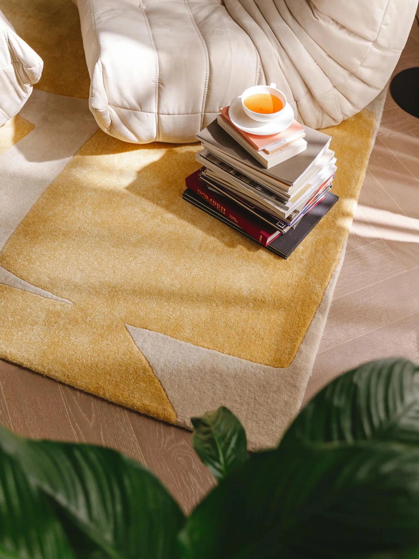 Covor Made From Recycled Material Smilla Yellow 