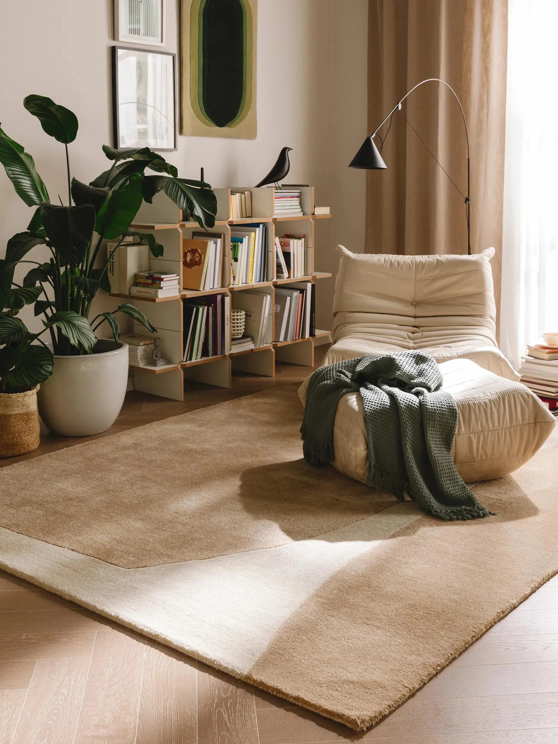 Covor Made From Recycled Material Smilla Beige 