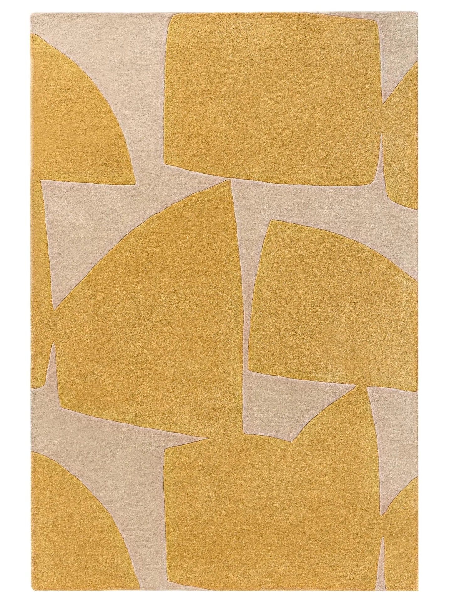 Covor Made From Recycled Material Smilla Yellow 