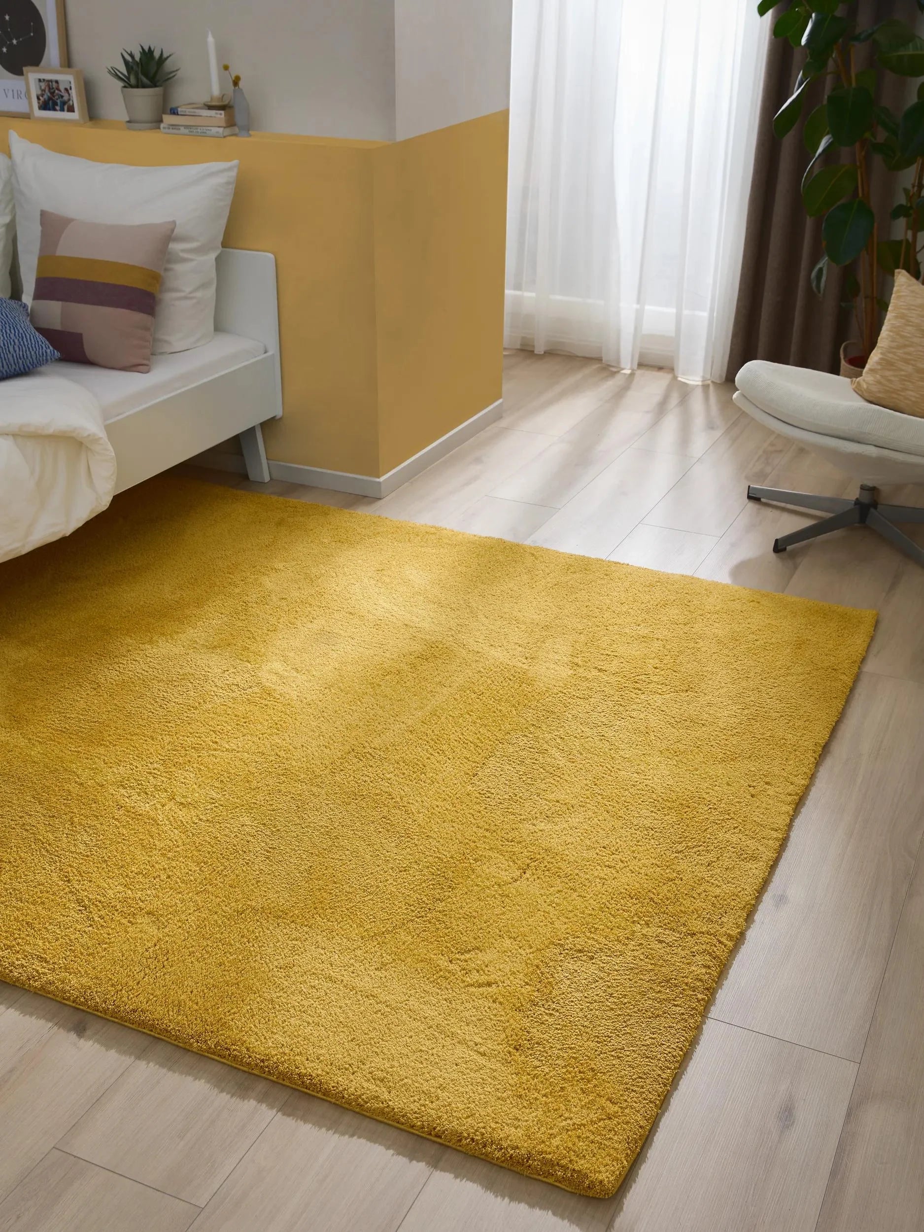 Covor Shaggy Soda Yellow 