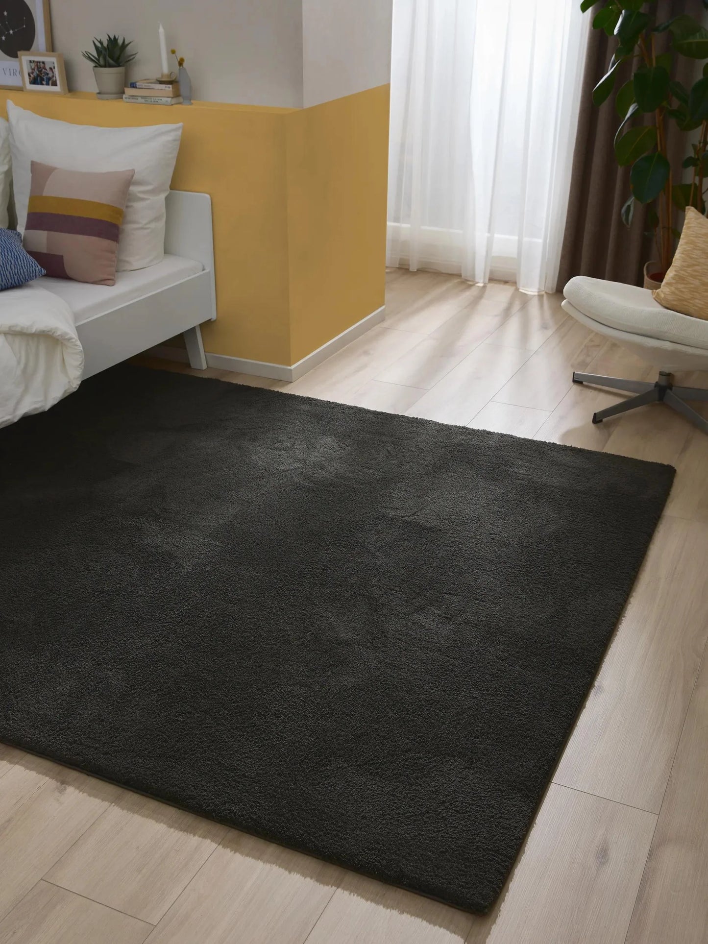 Covor Shaggy Soda Black 
