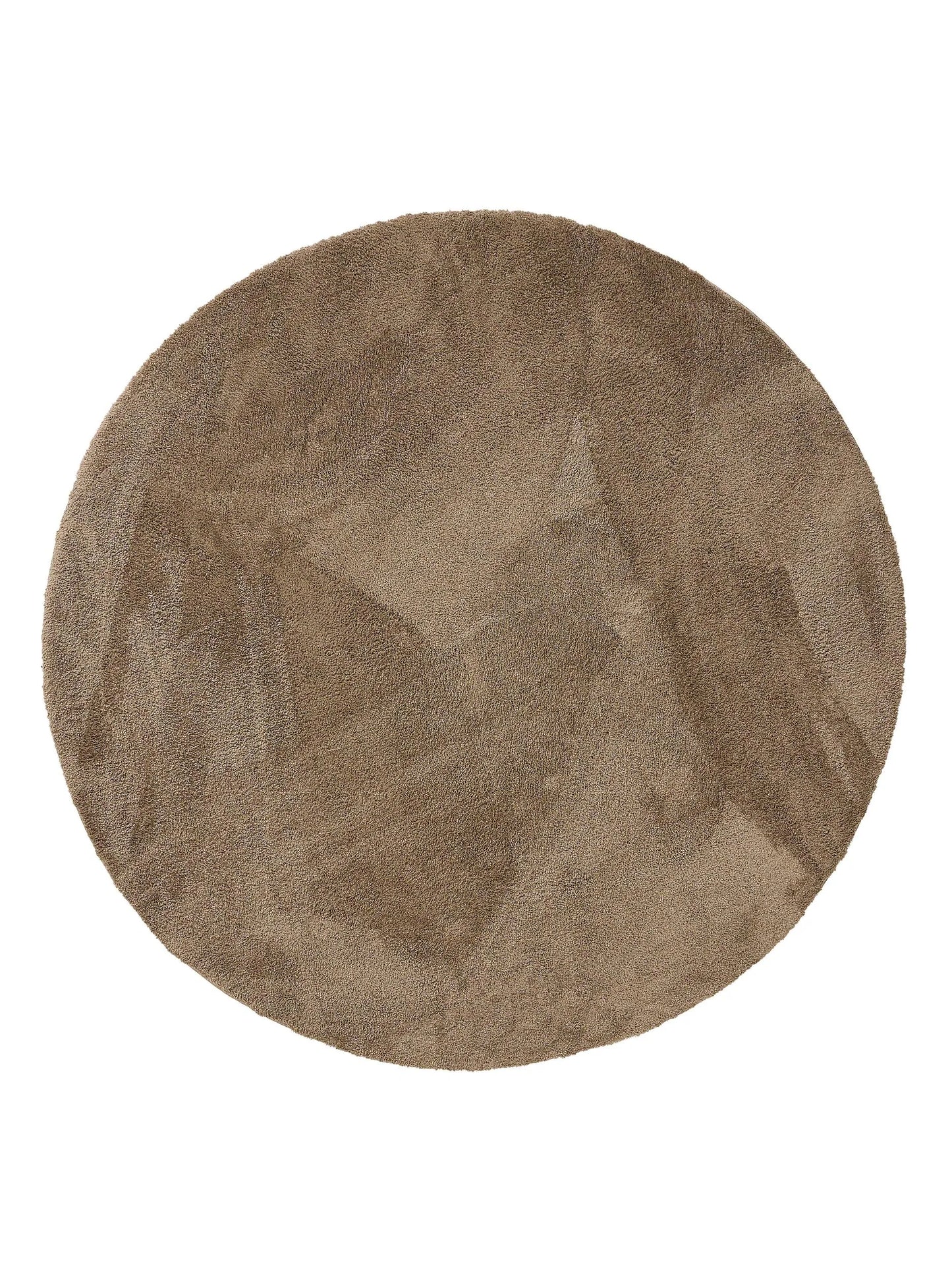 Shaggy Covor rotund Soda Beige 