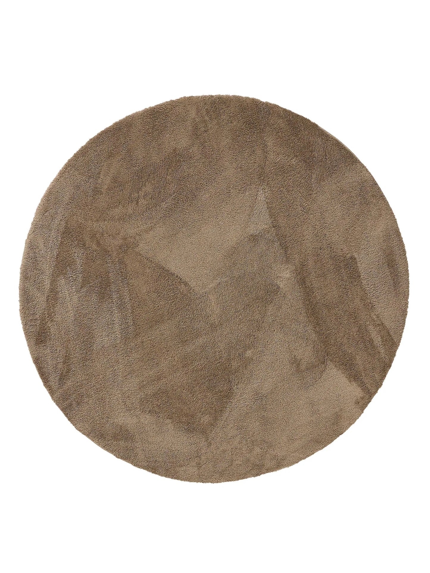 Shaggy Covor rotund Soda Beige 