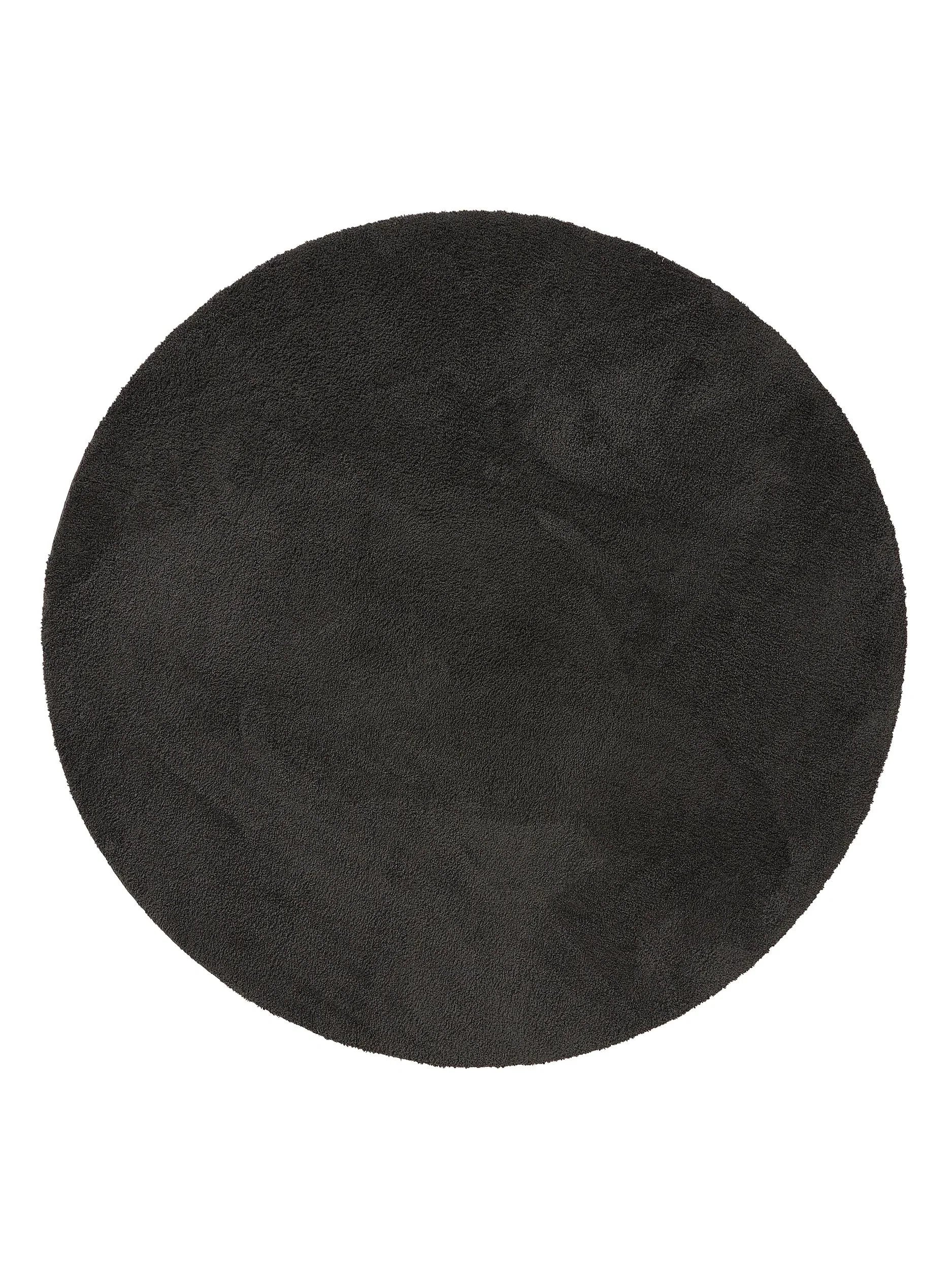 Shaggy Covor rotund Soda Black 