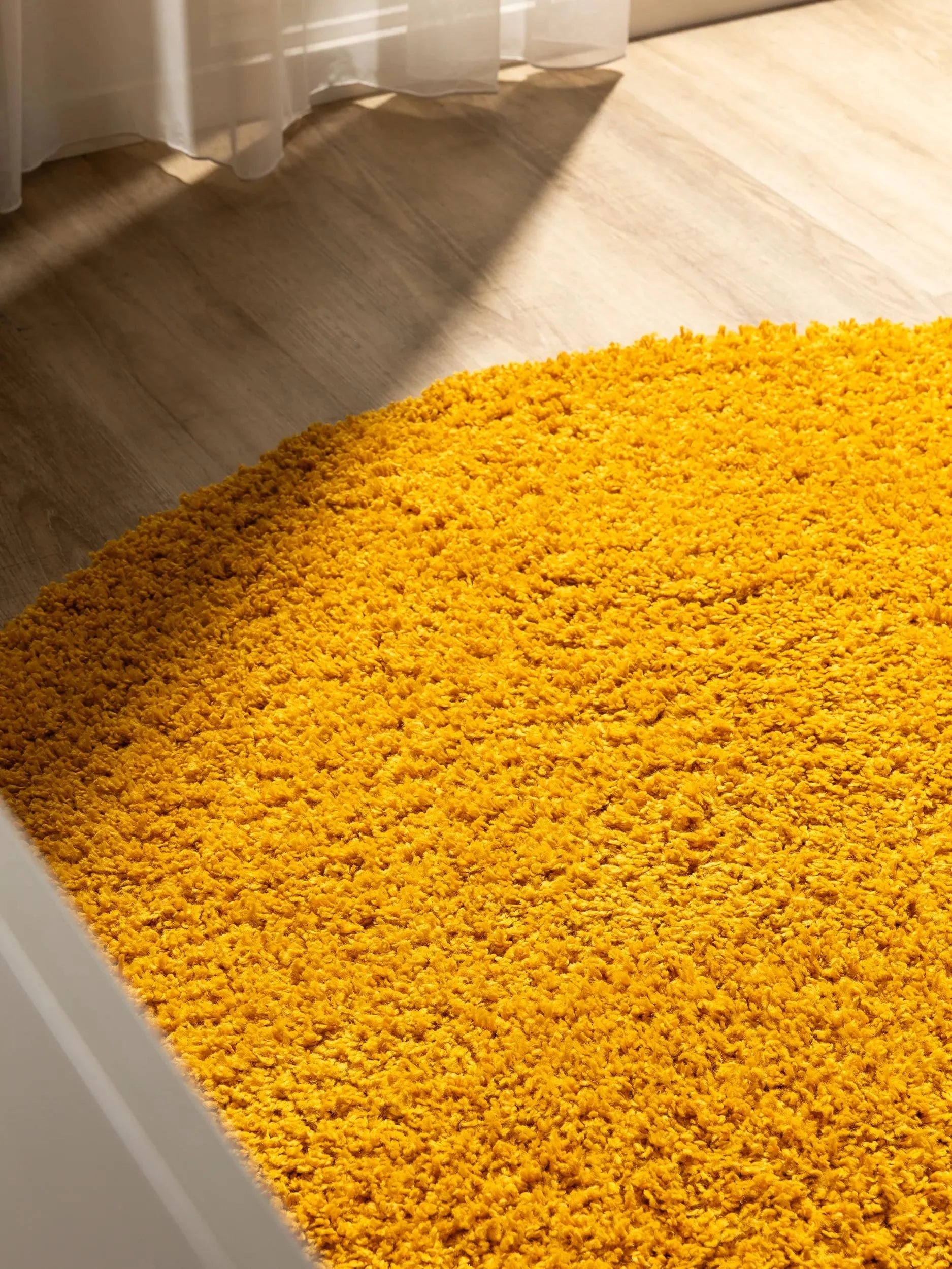 Covor Shaggy lavabil Soho Yellow 