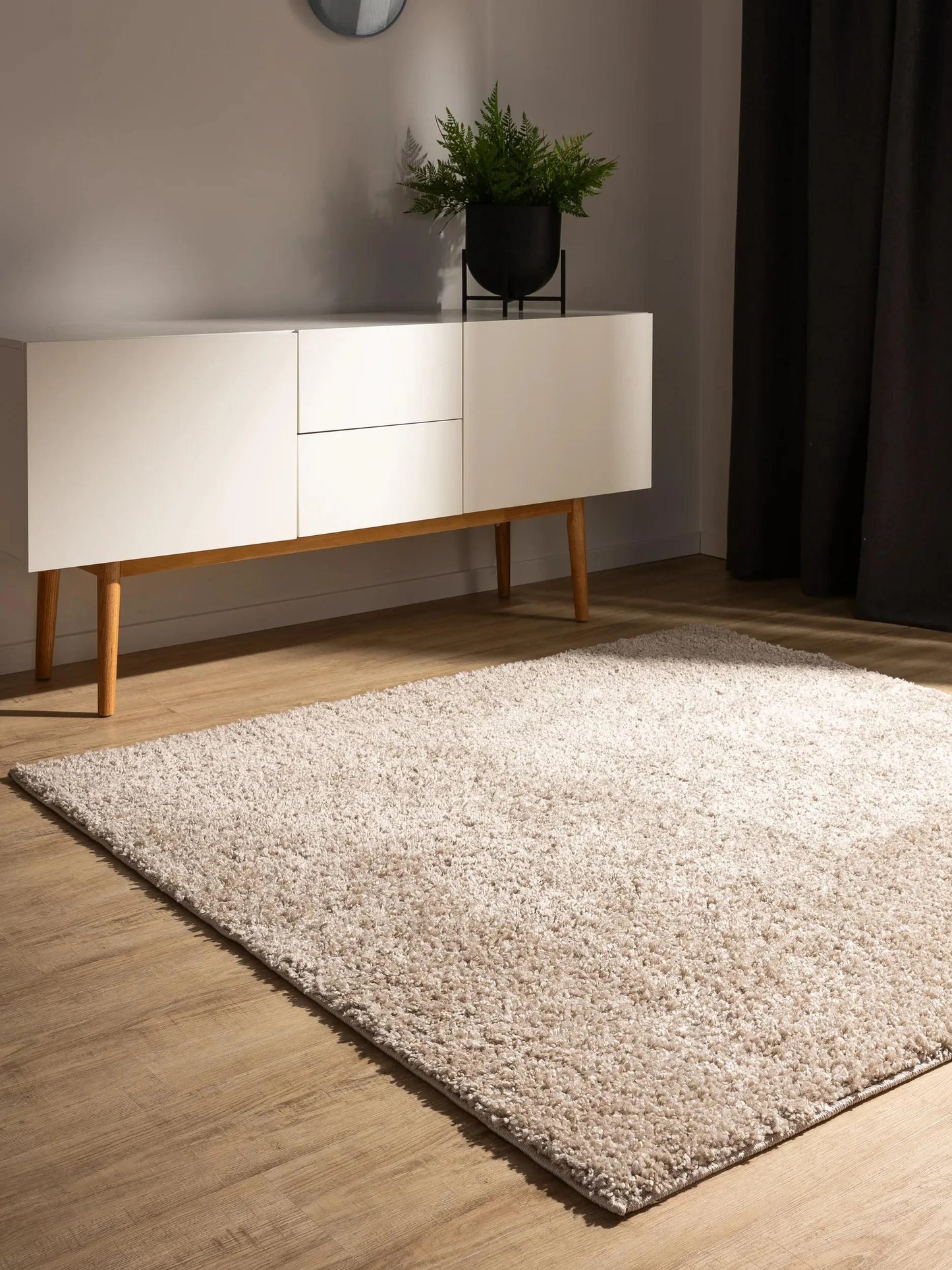 Covor Shaggy lavabil Soho Beige 