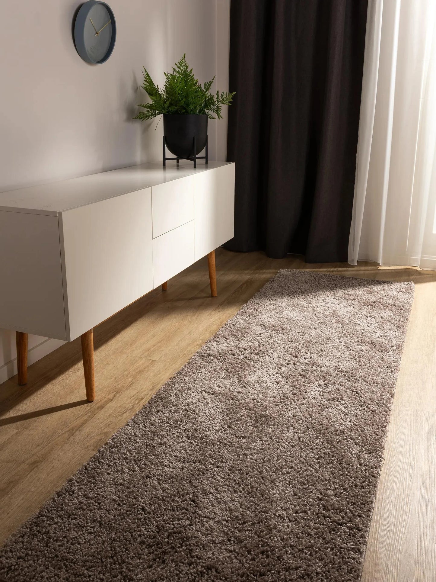 Covor Shaggy lavabil Soho Taupe 