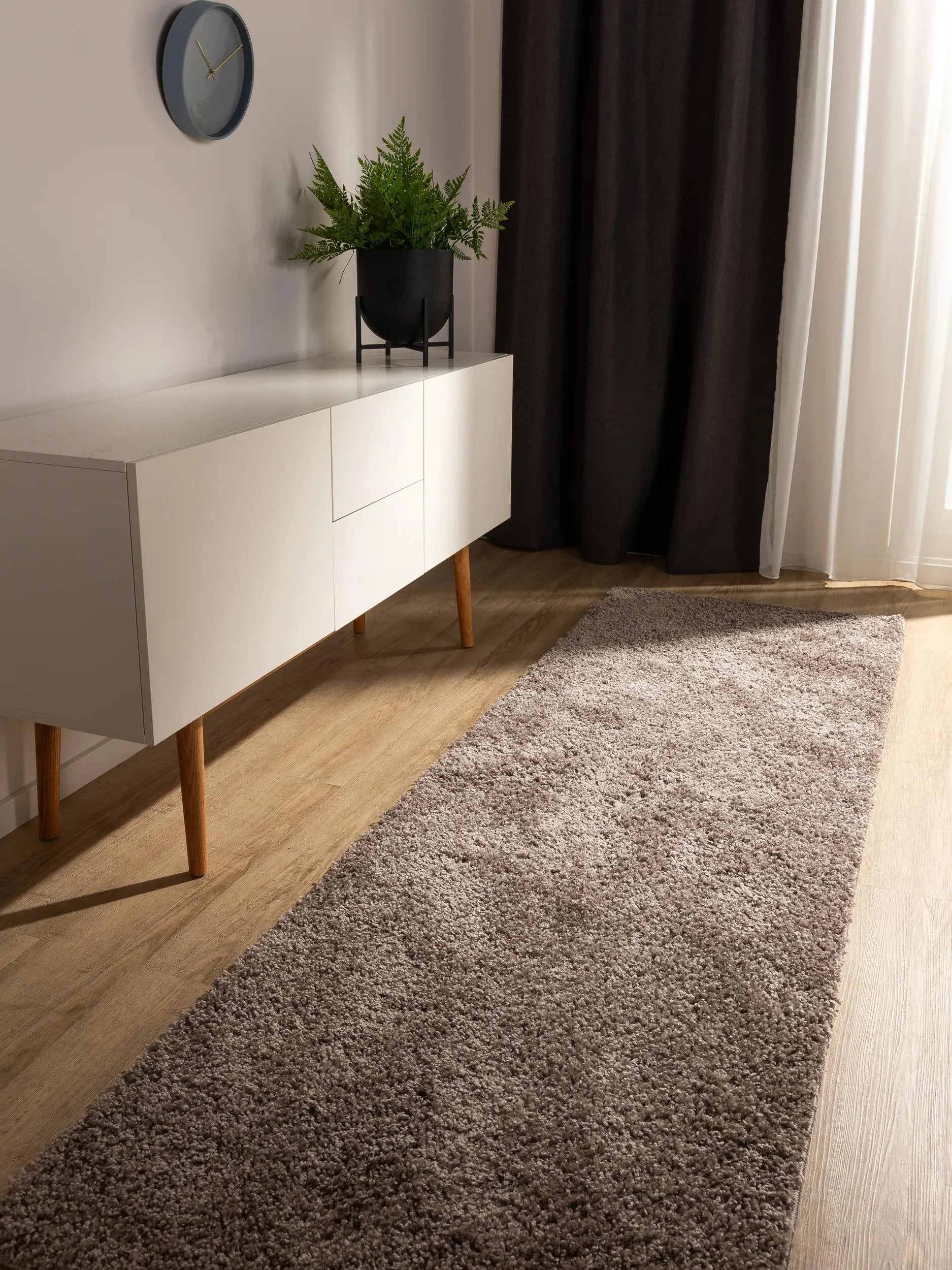 Covor Shaggy lavabil Soho Taupe 