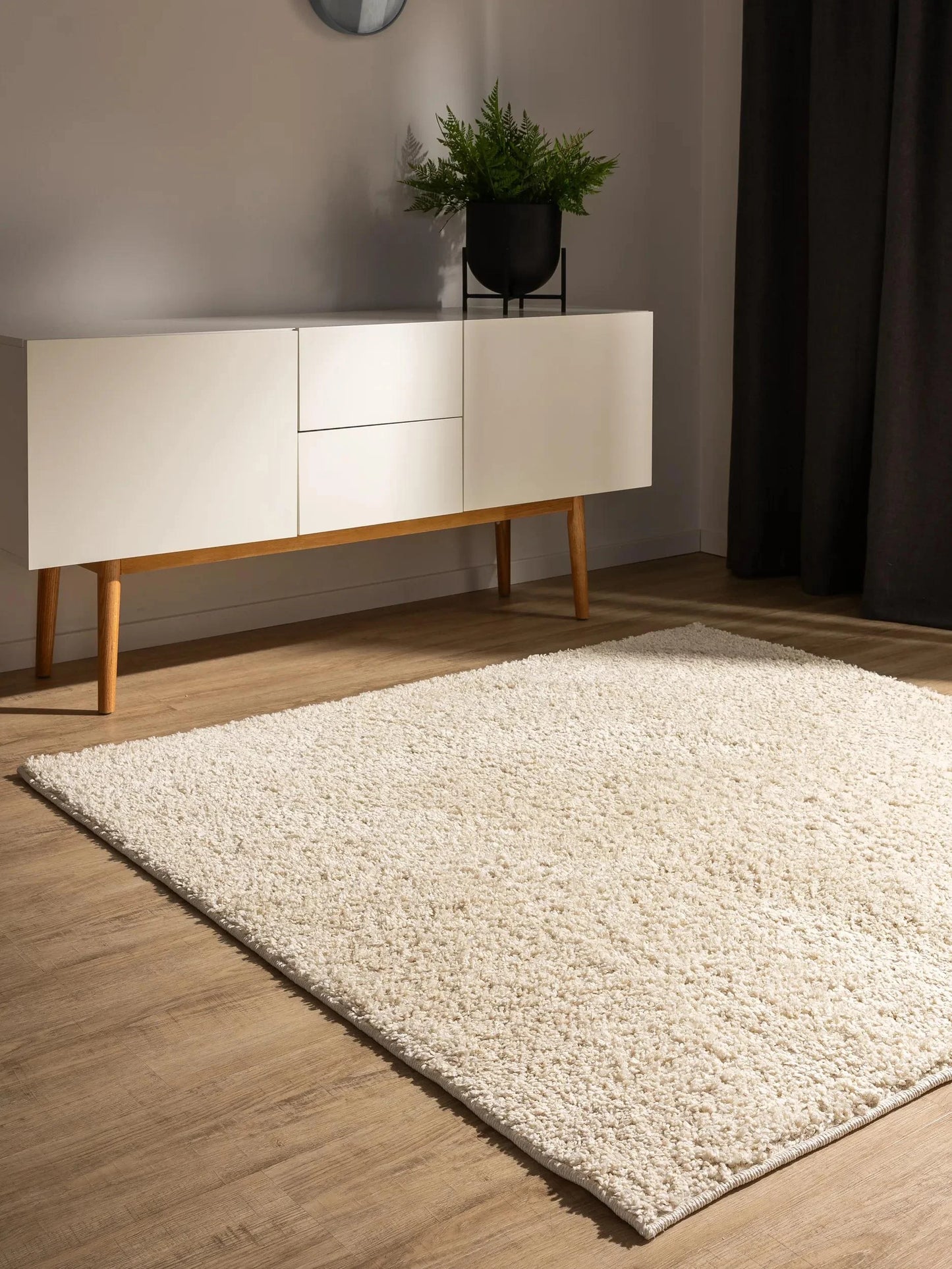 Covor Shaggy lavabil Soho Cream 
