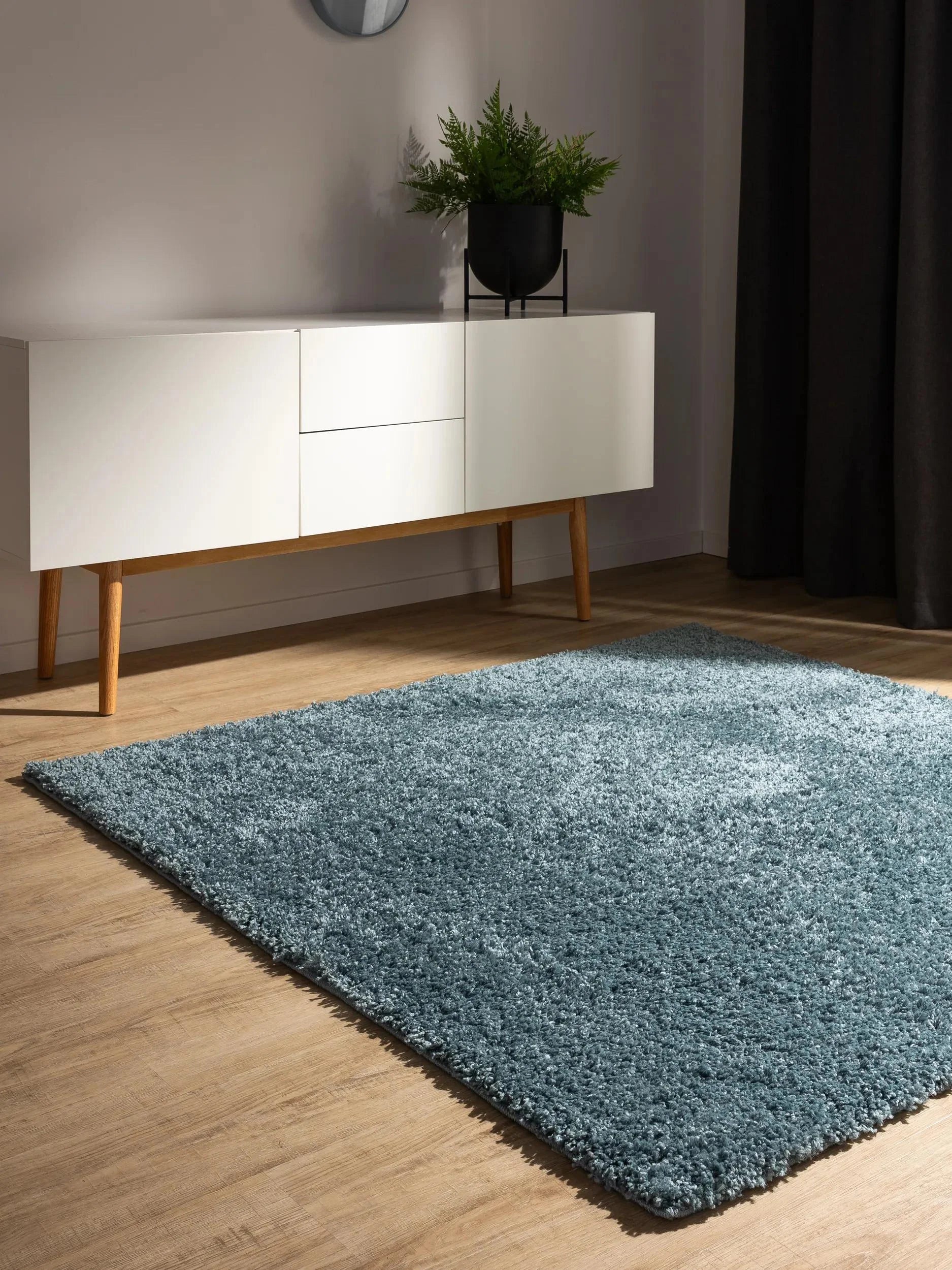 Covor Shaggy lavabil Soho Blue 