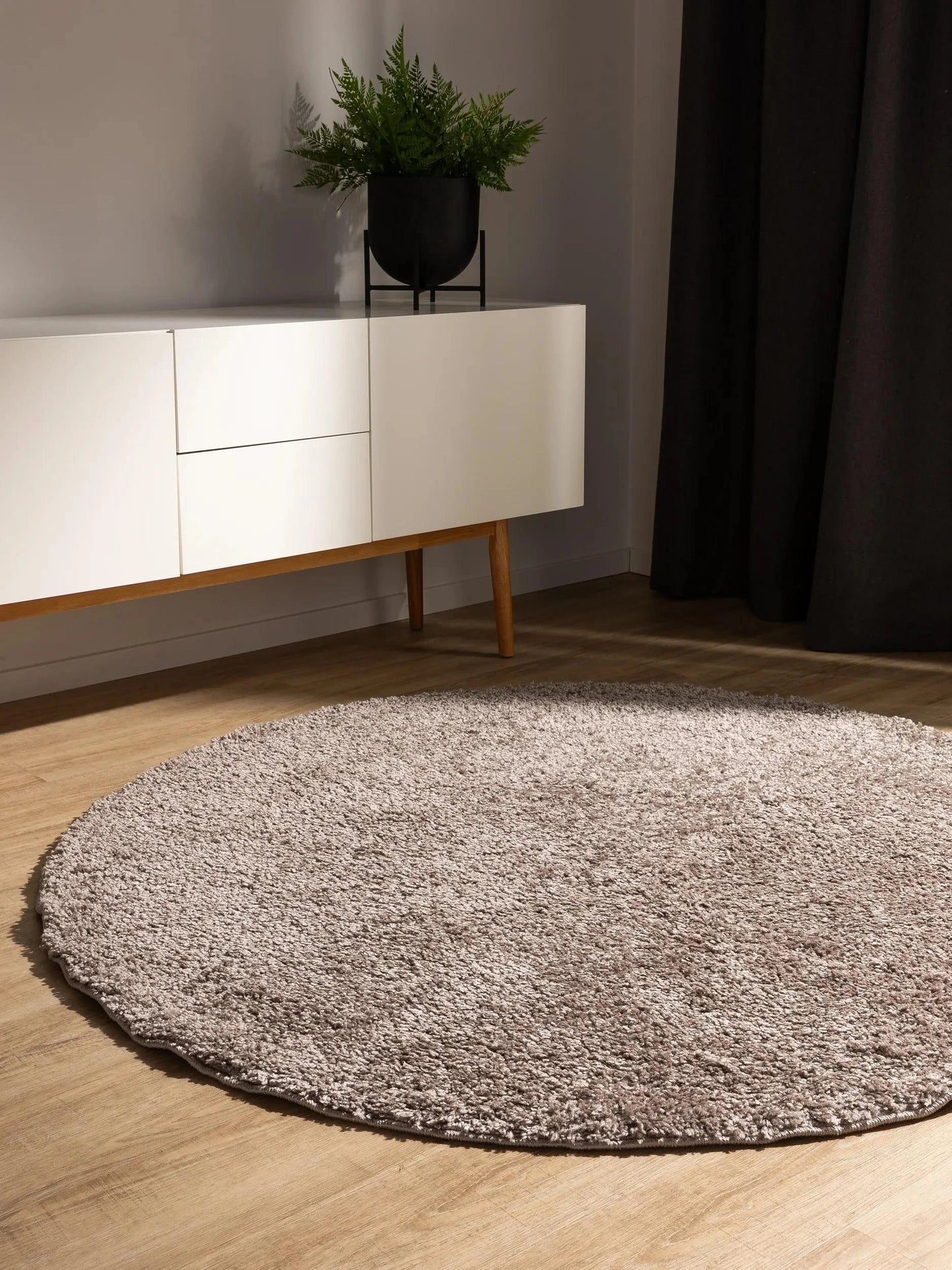 Covor Shaggy lavabil Soho Taupe 