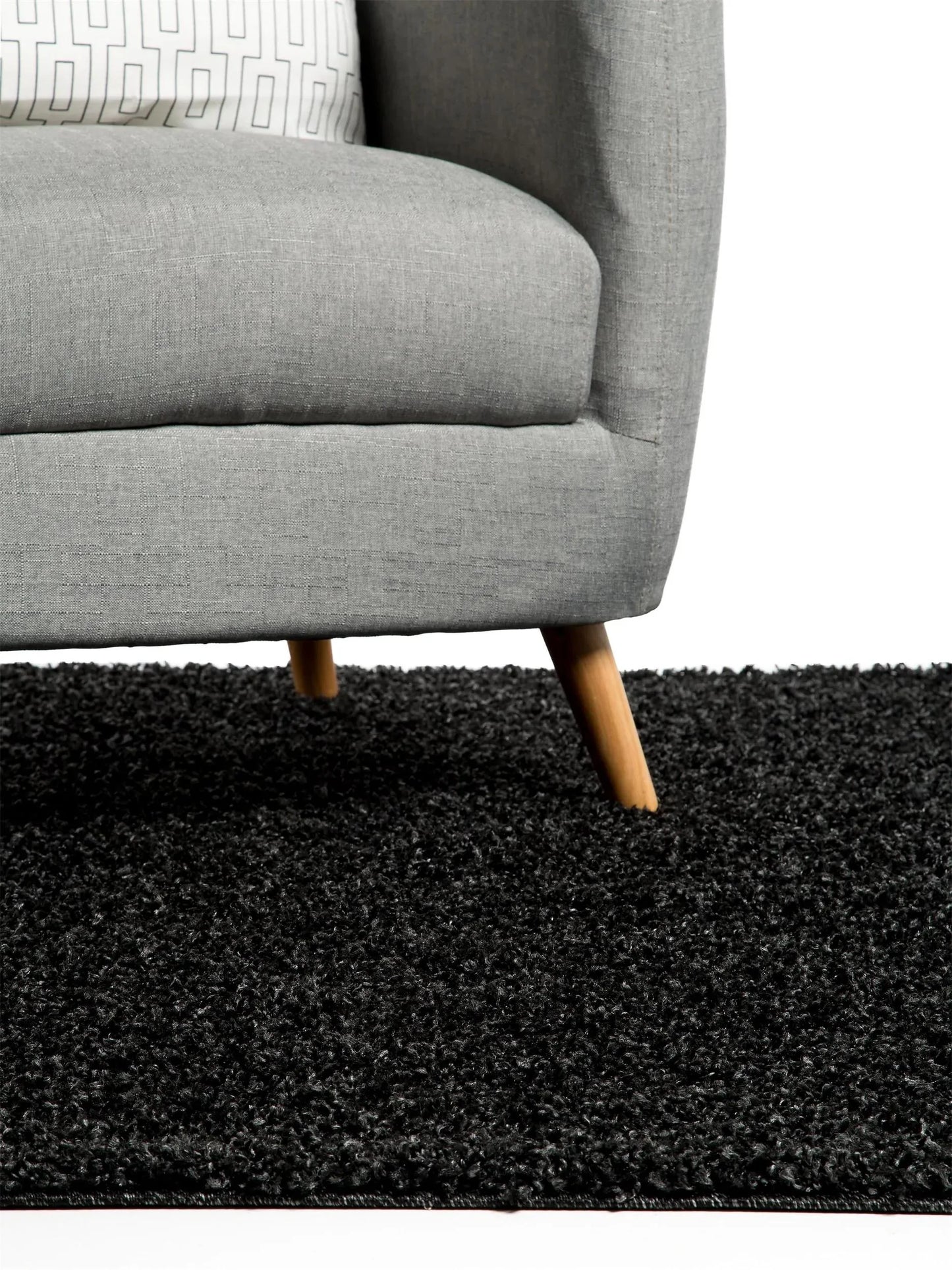 Covor Shaggy Swirls Charcoal 