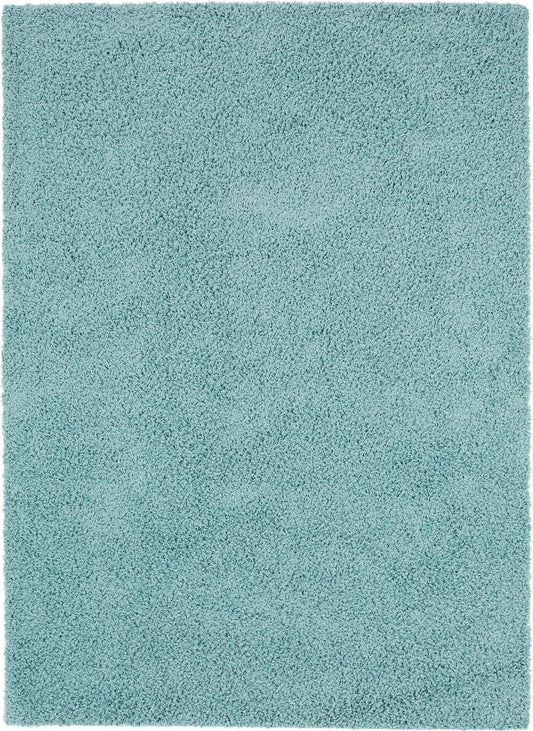 Covor Shaggy Swirls Light Blue 