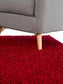 Covor Shaggy Swirls Dark Red 