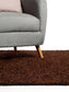 Covor Shaggy Swirls Brown 