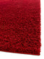 Covor Shaggy Swirls Dark Red