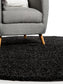 Covor Shaggy Swirls Charcoal 