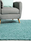 Covor Shaggy Swirls Light Blue 