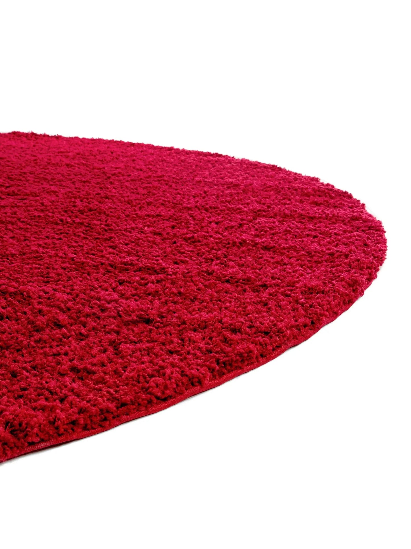 Covor Shaggy Swirls Dark Red 