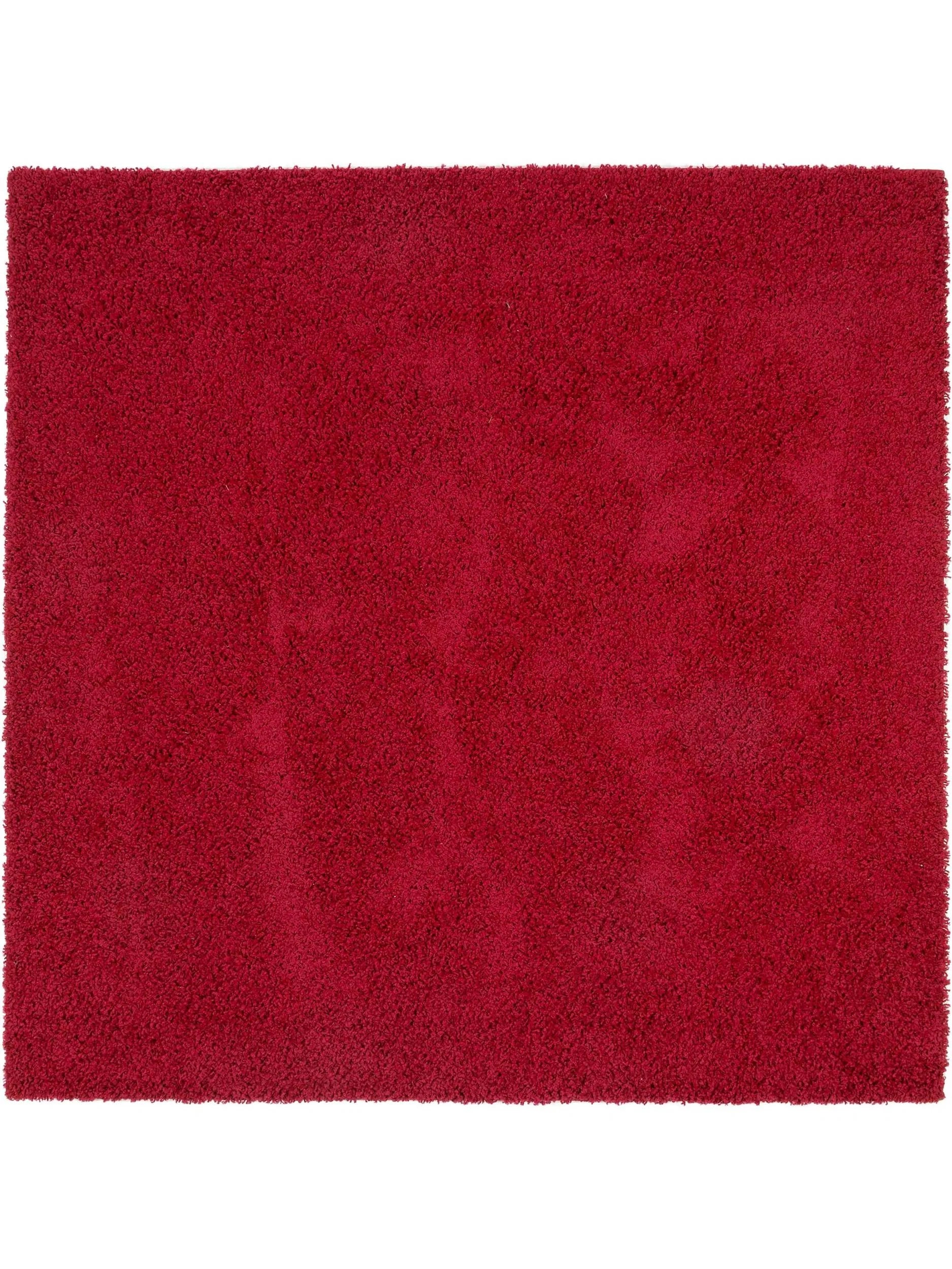 Covor Shaggy Swirls Dark Red 