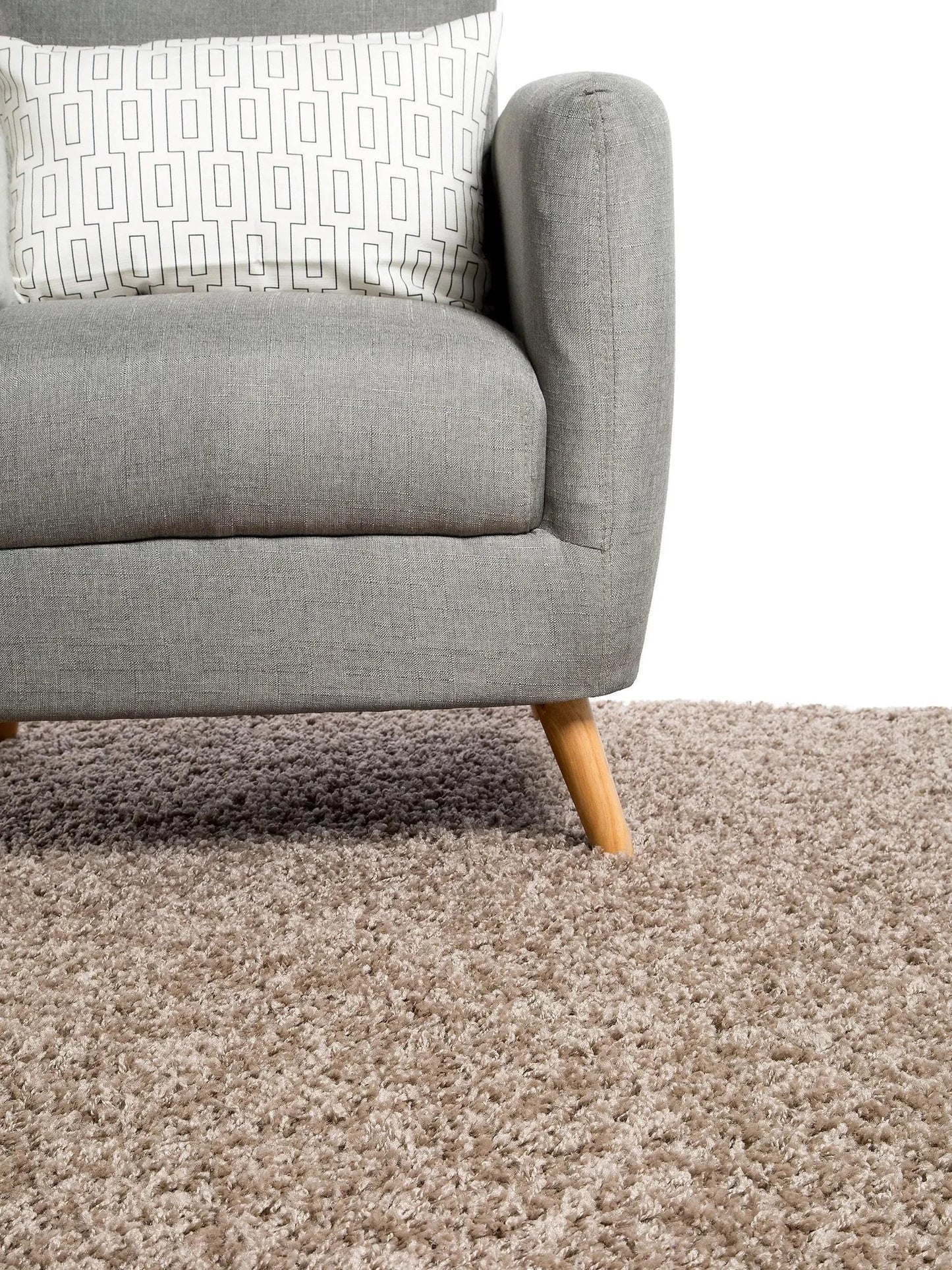 Covor Shaggy Swirls Taupe