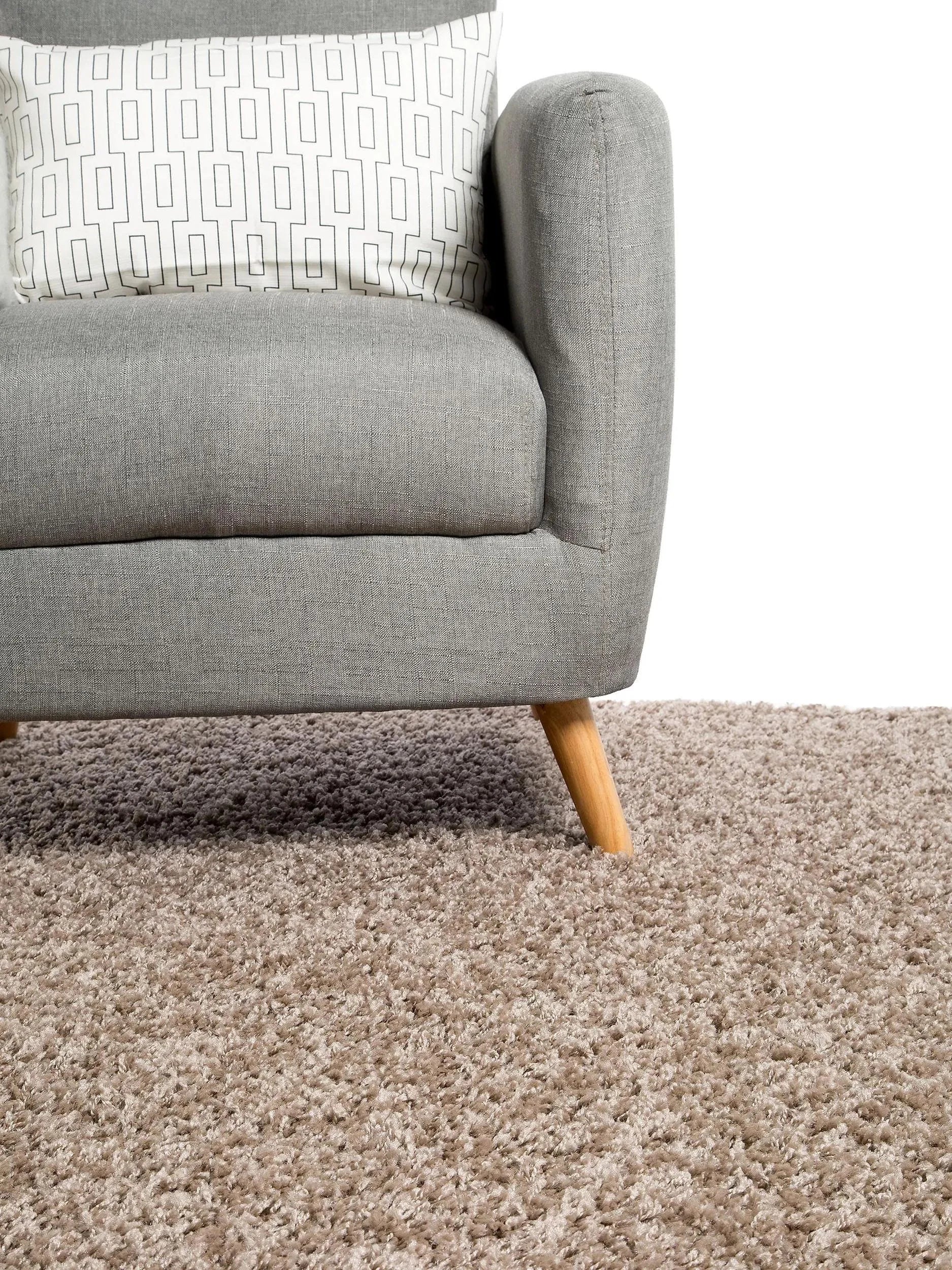 Covor Shaggy Swirls Taupe