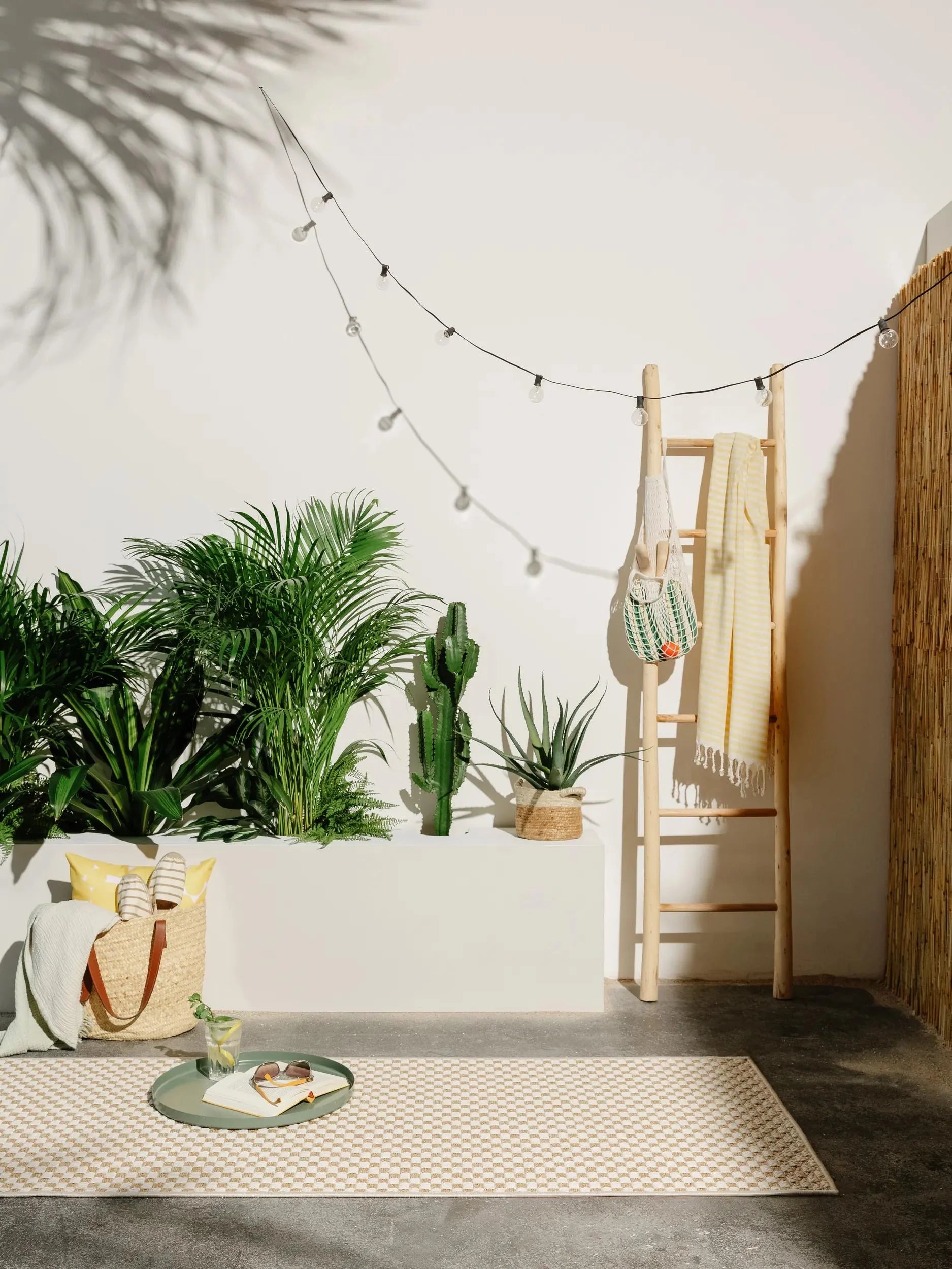 Covoraș îngust/preș - interior/exterior Taissa Cream/Beige 