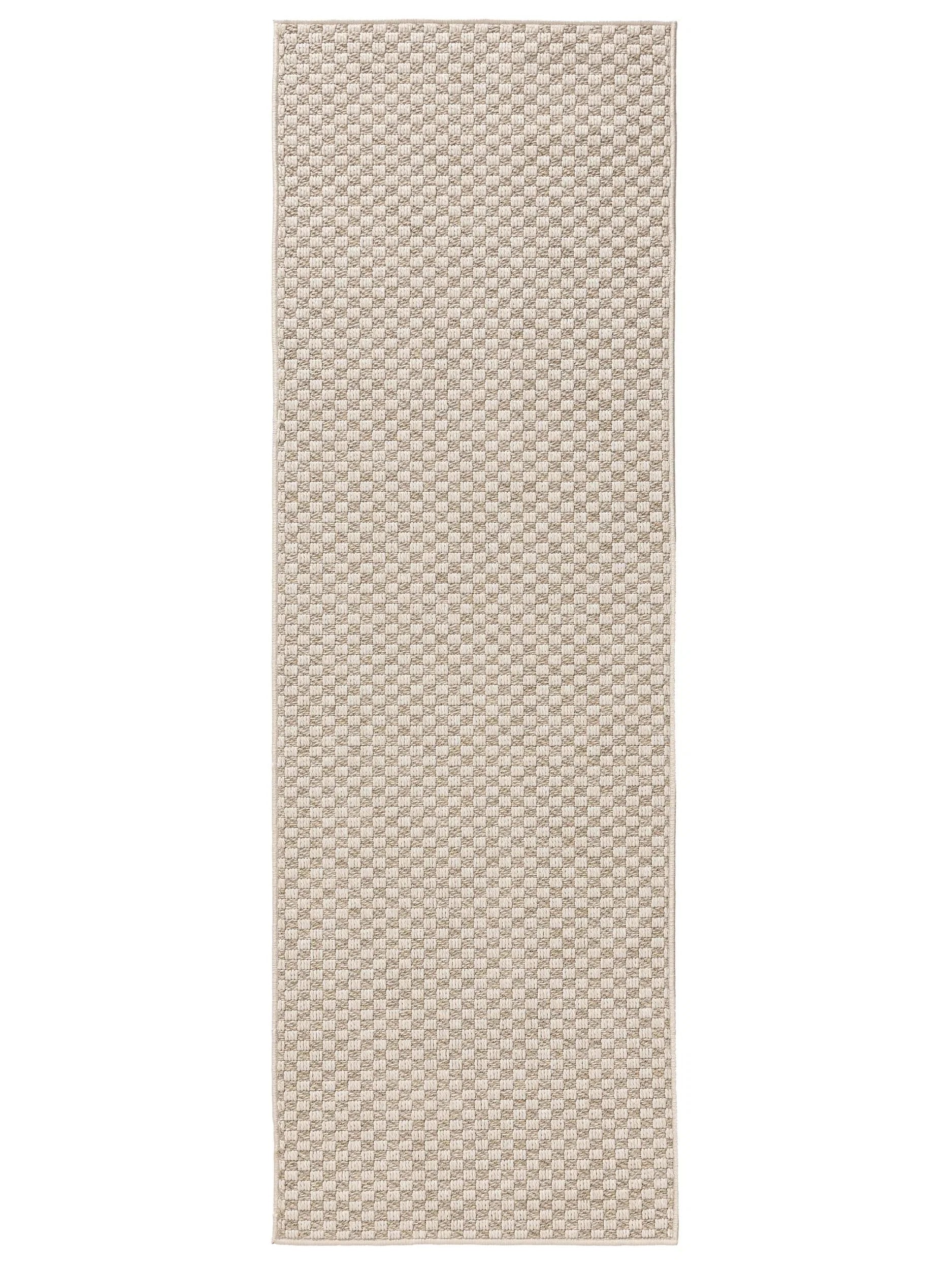 Covoraș îngust/preș - interior/exterior Taissa Cream/Grey 