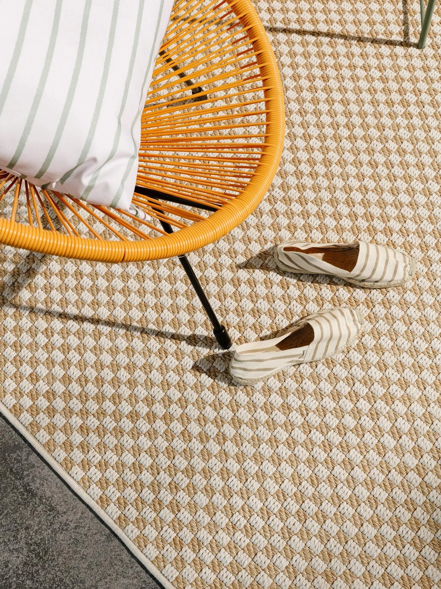 Covor interior/exterior Taissa Cream/Beige