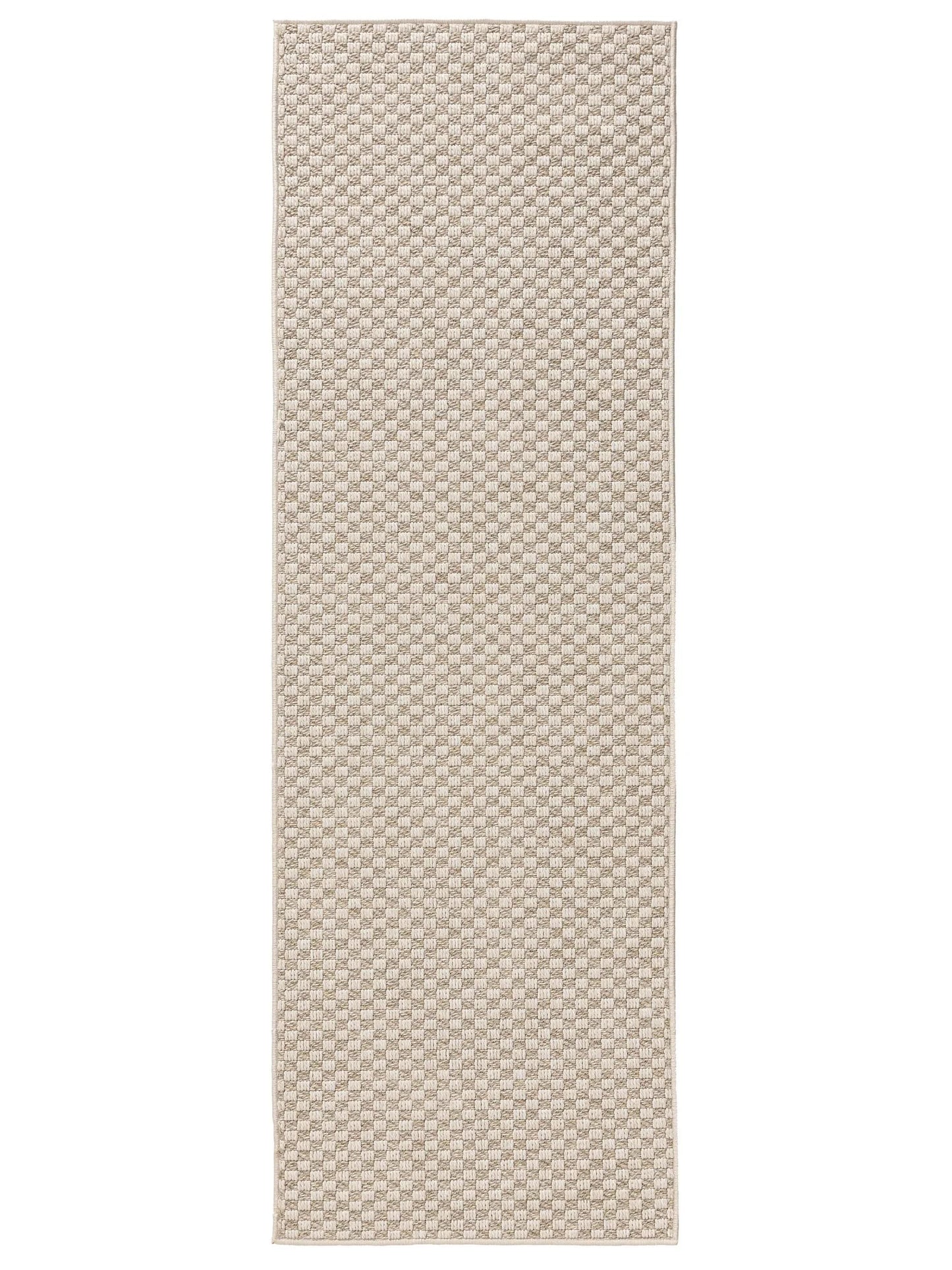 Covoraș îngust/preș - interior/exterior Taissa Cream/Grey 