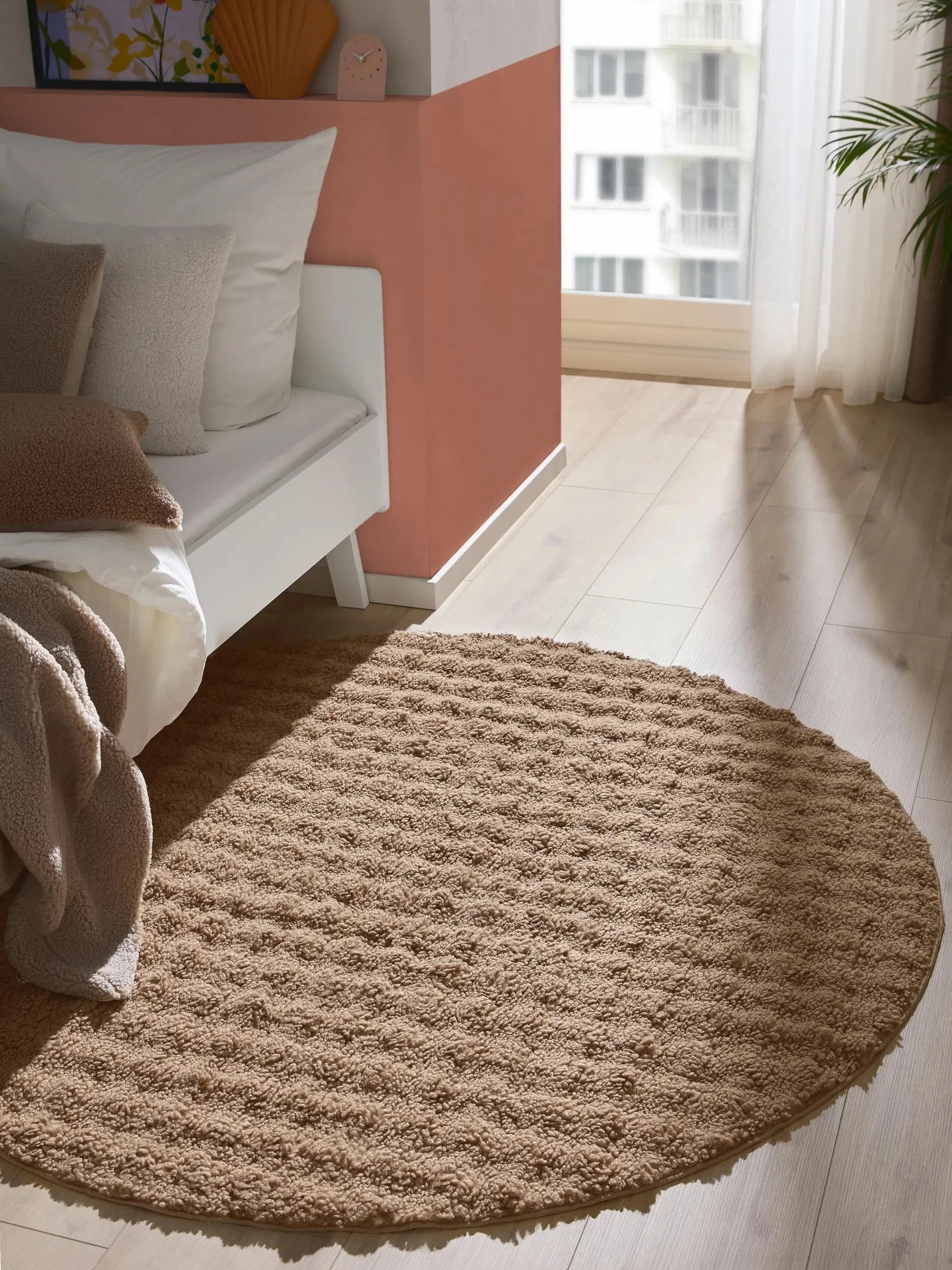Covor lavabil Ted Light Brown