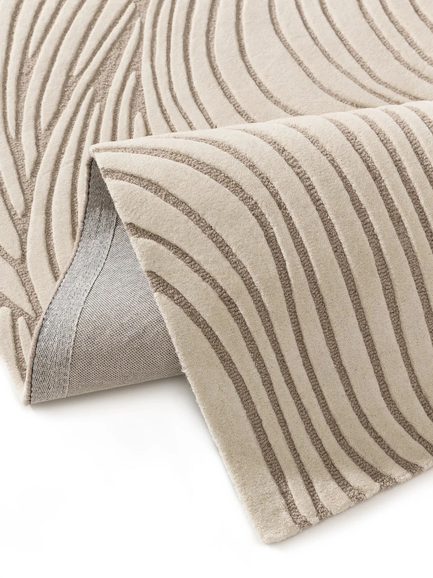 Covor de lână Tess Cream/Taupe 