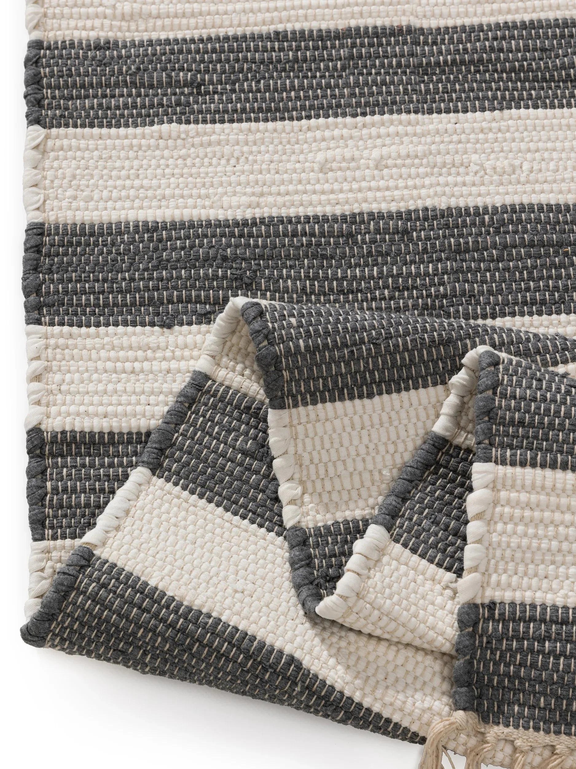Covor Made From Recycled Material Tom Grey/White 