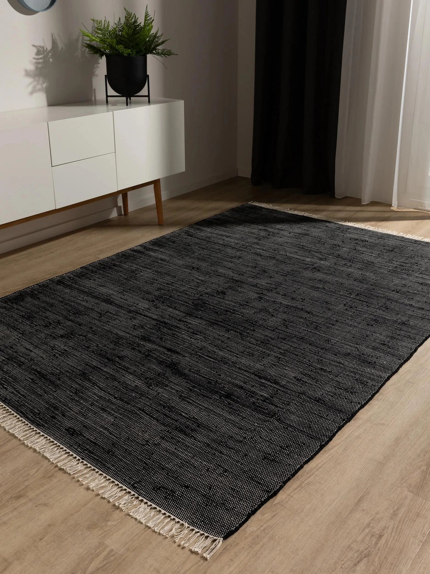Covor Made From Recycled Material Tom Black 