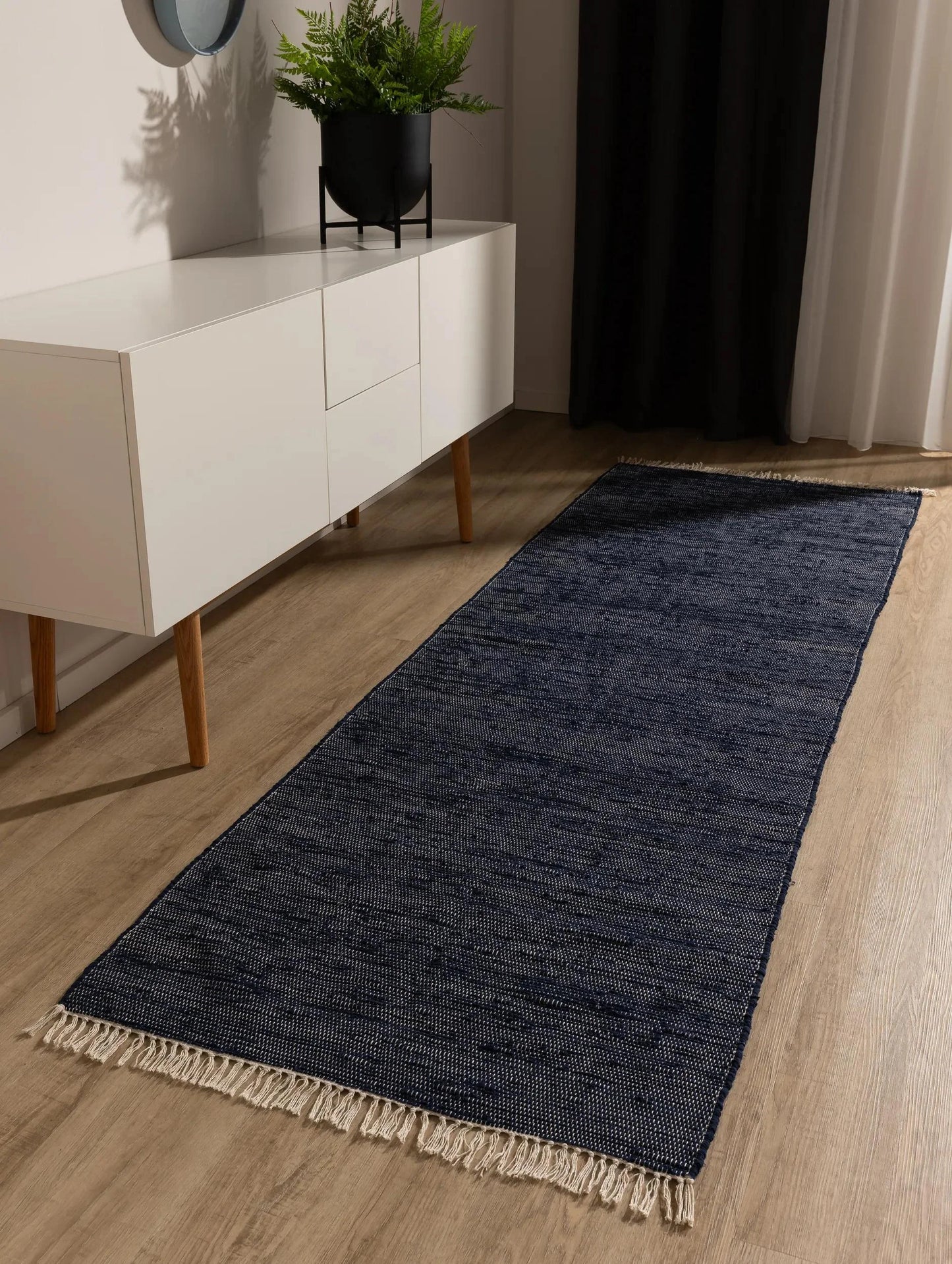 Covor Made From Recycled Material Tom Dark Blue 