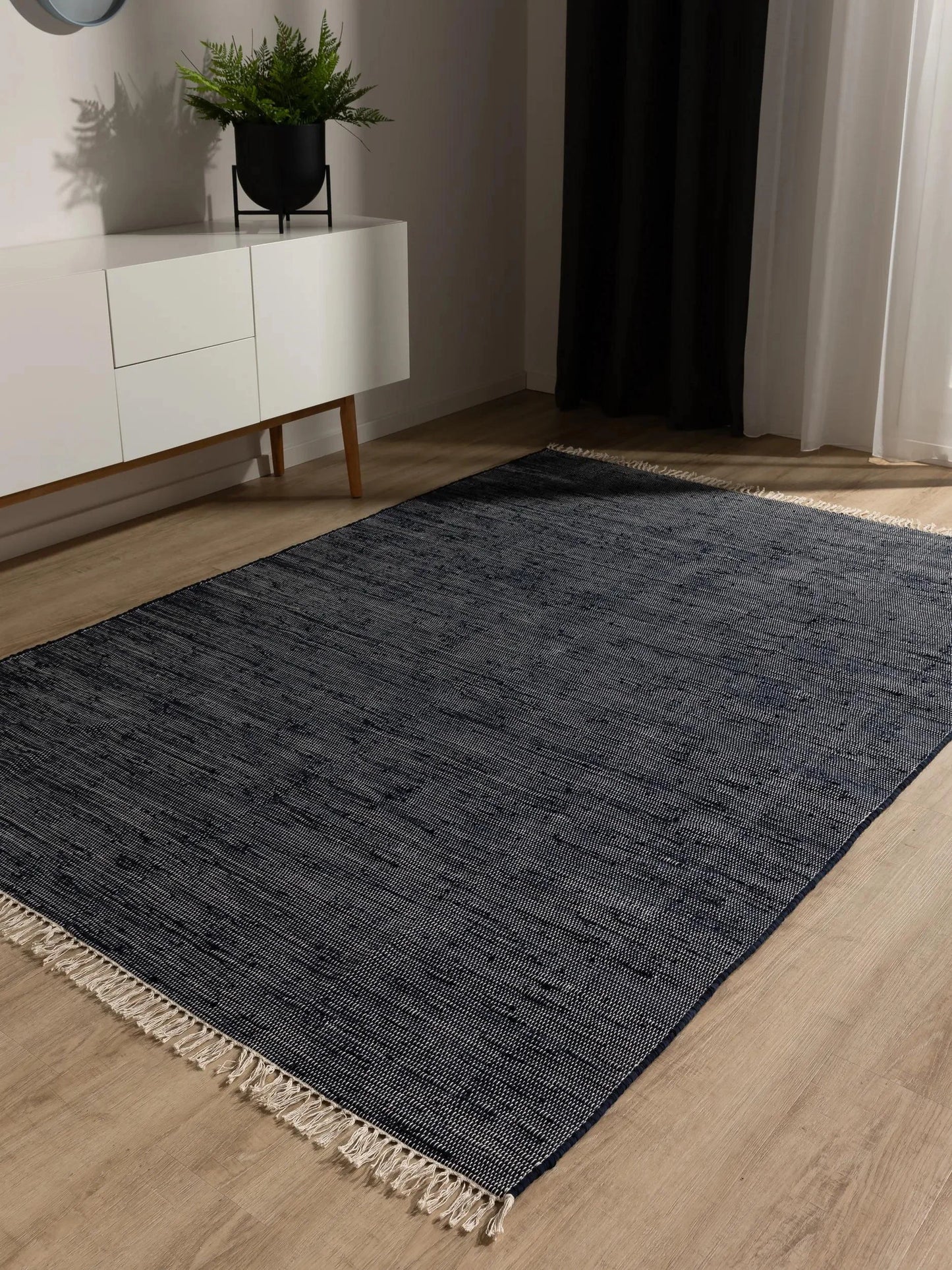 Covor Made From Recycled Material Tom Dark Blue 