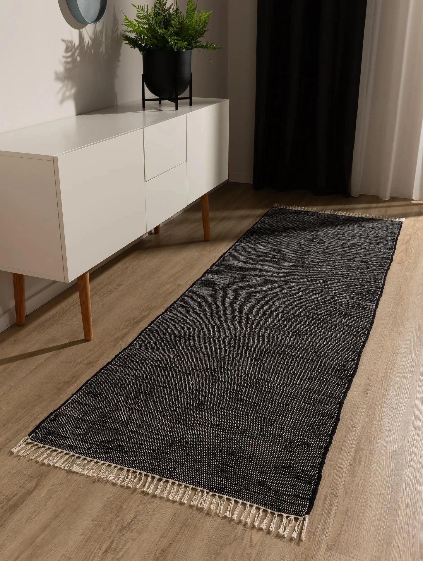 Covor Made From Recycled Material Tom Black 