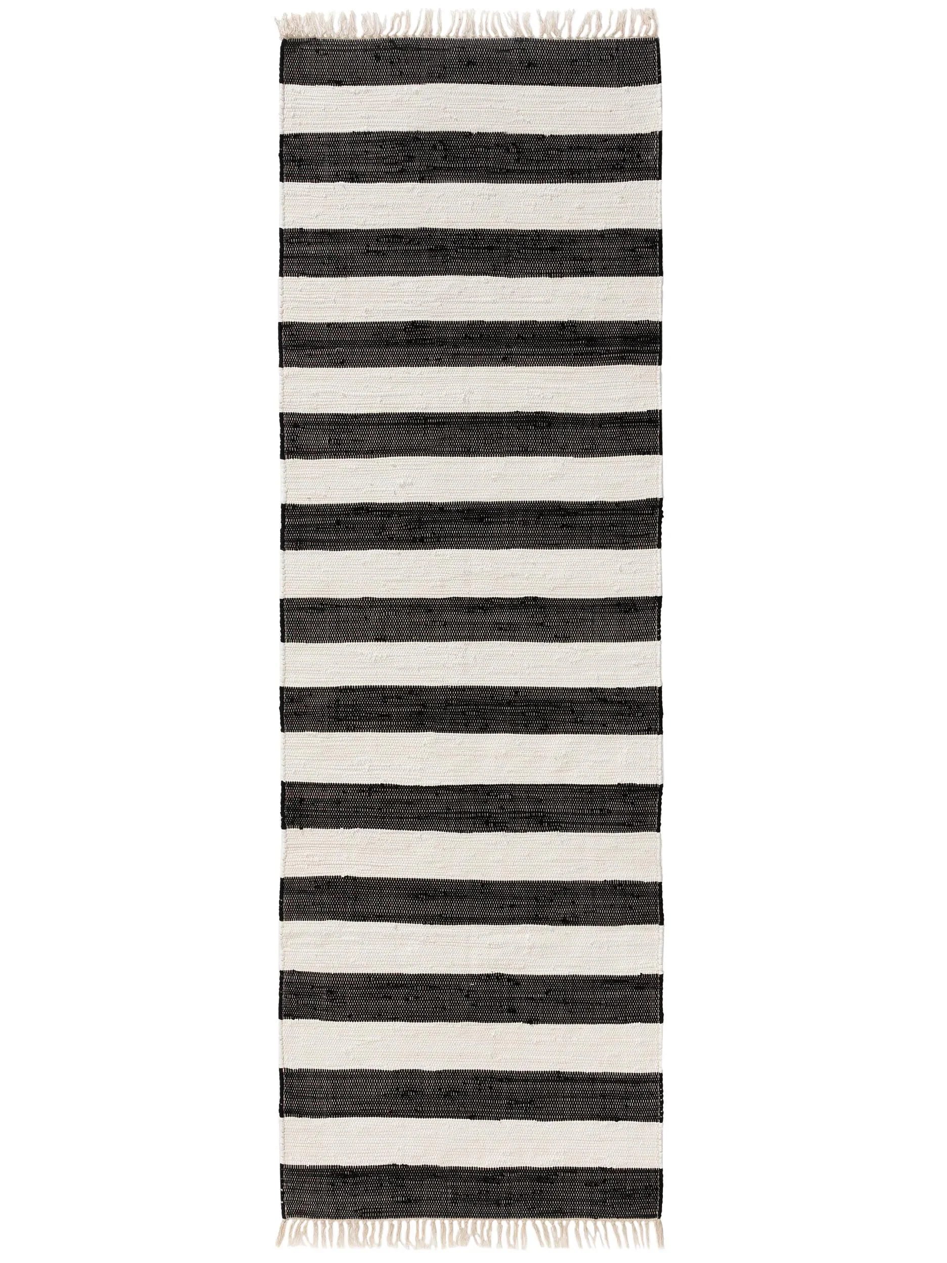 Covor Made From Recycled Material Tom Black/White 