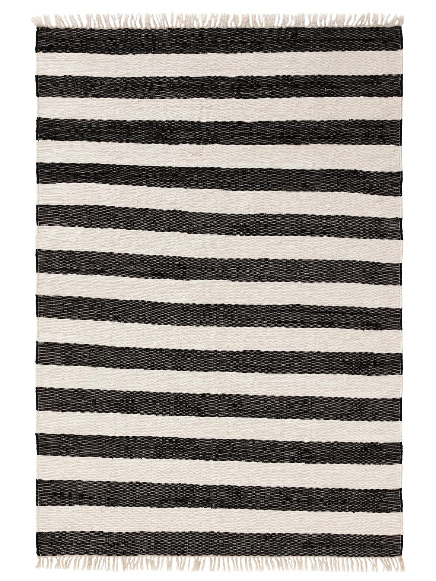 Covor Made From Recycled Material Tom Black/White 