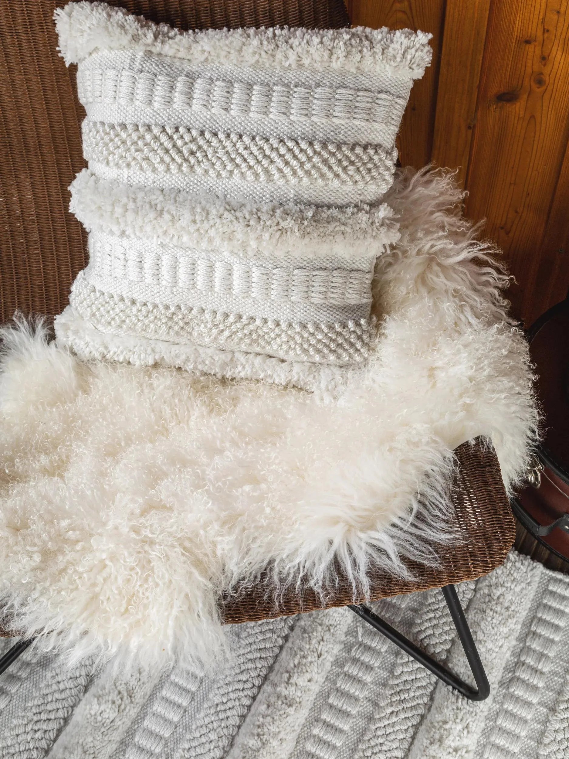 Pernă interior/exterior cover Toni Ivory 