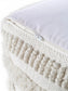 Pouf/taburet interior/exterior Toni Ivory 
